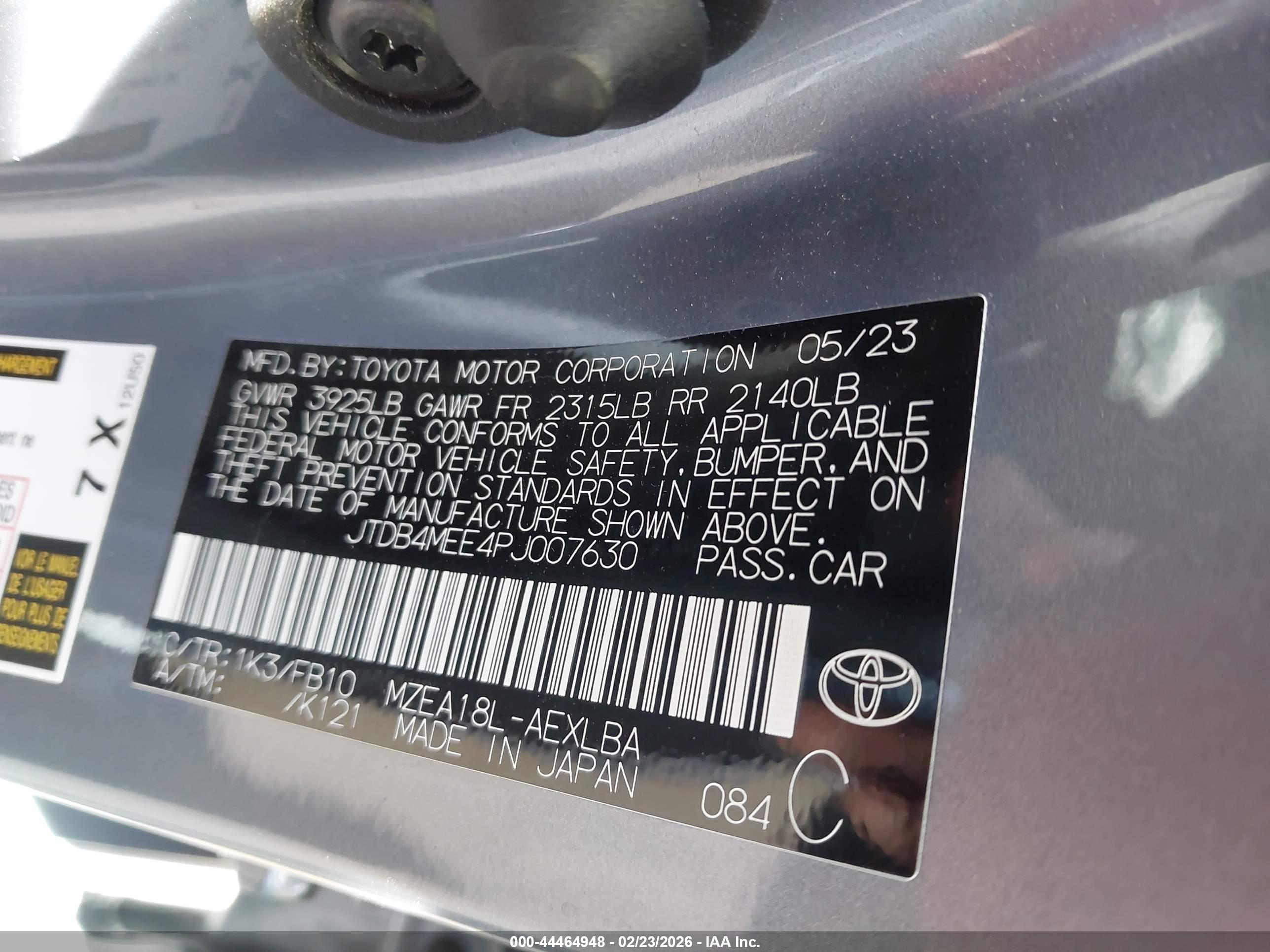 TOYOTA COROLLA image 9