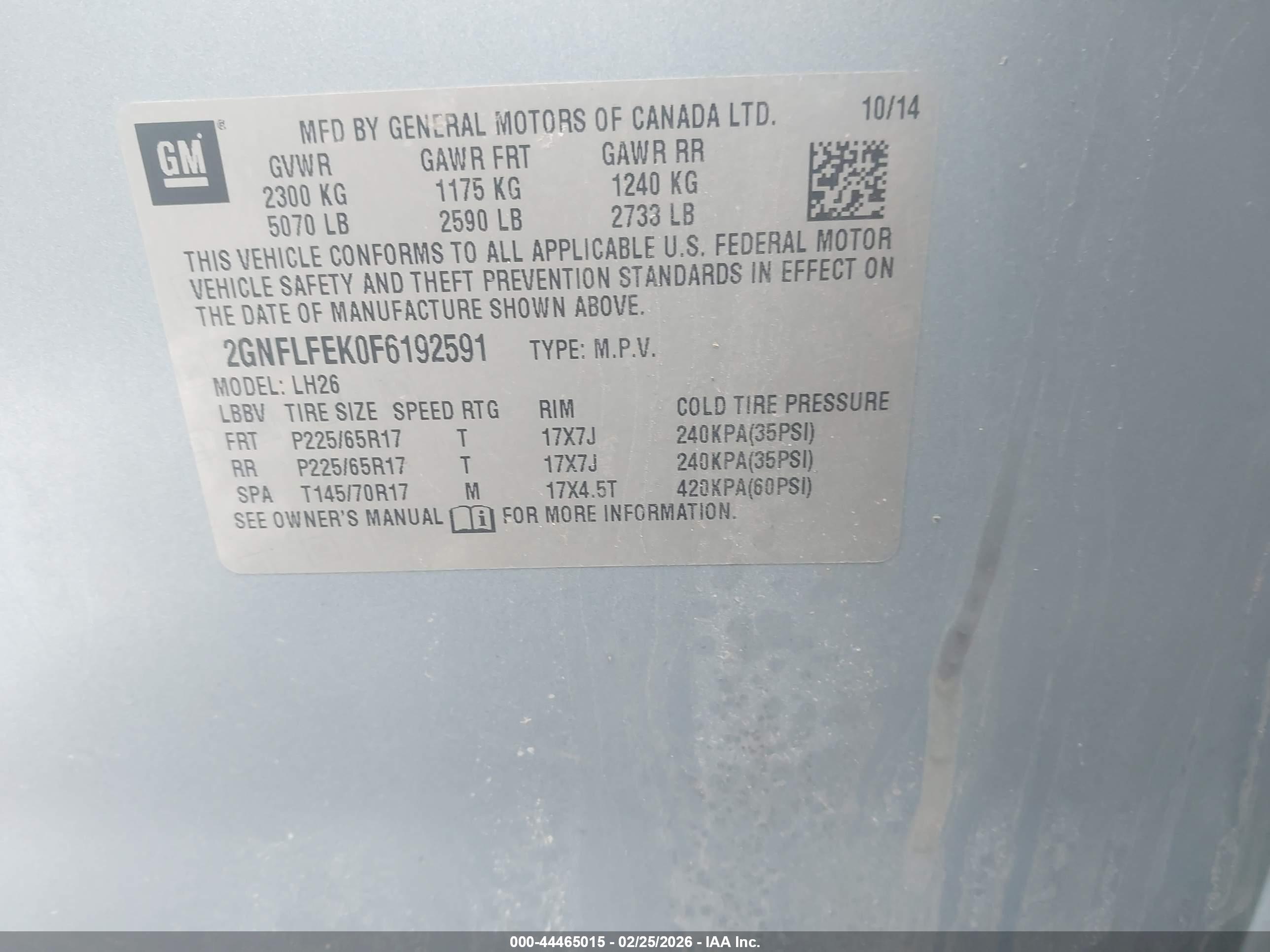 CHEVROLET EQUINOX image 9