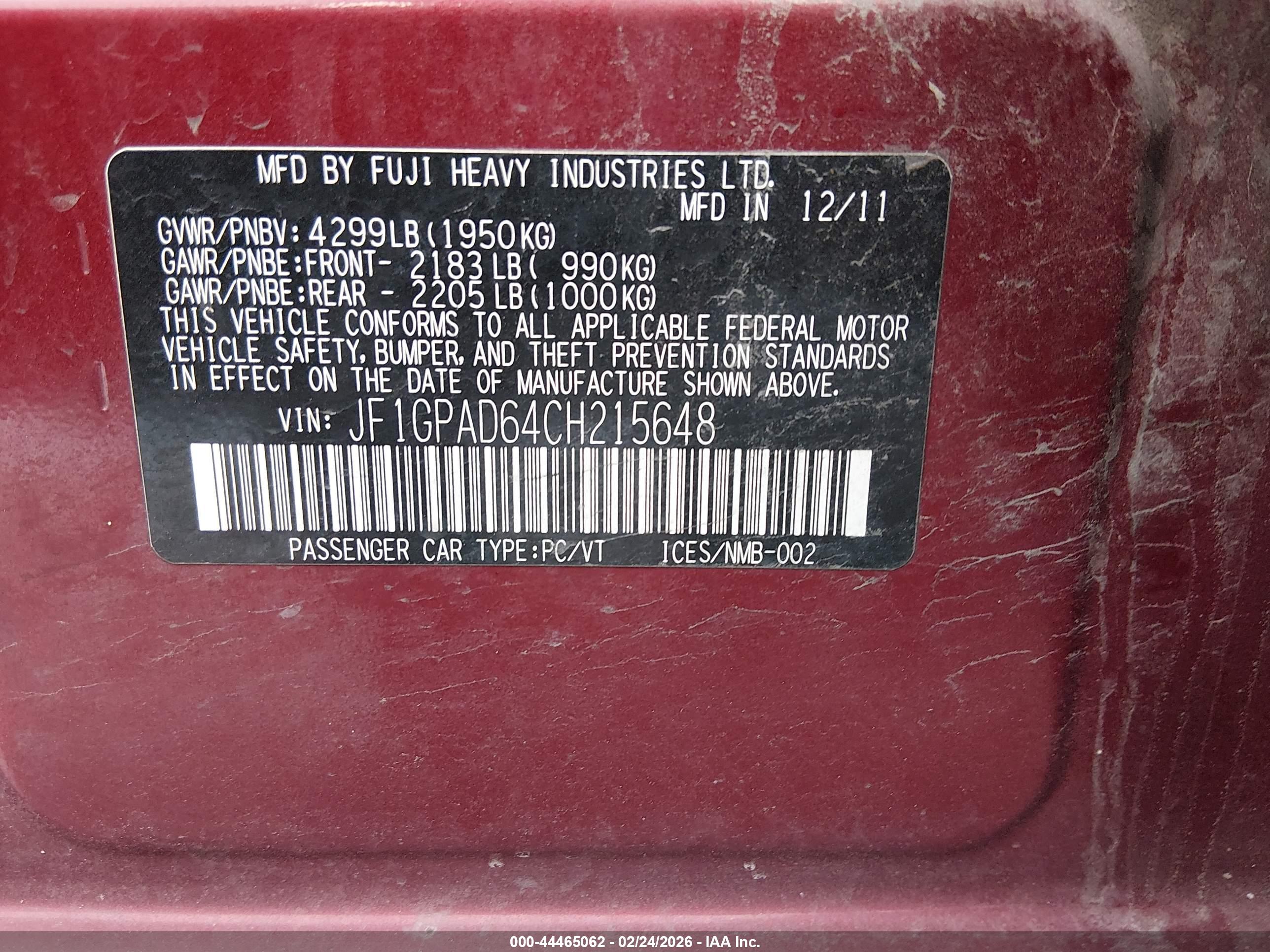 SUBARU IMPREZA image 9