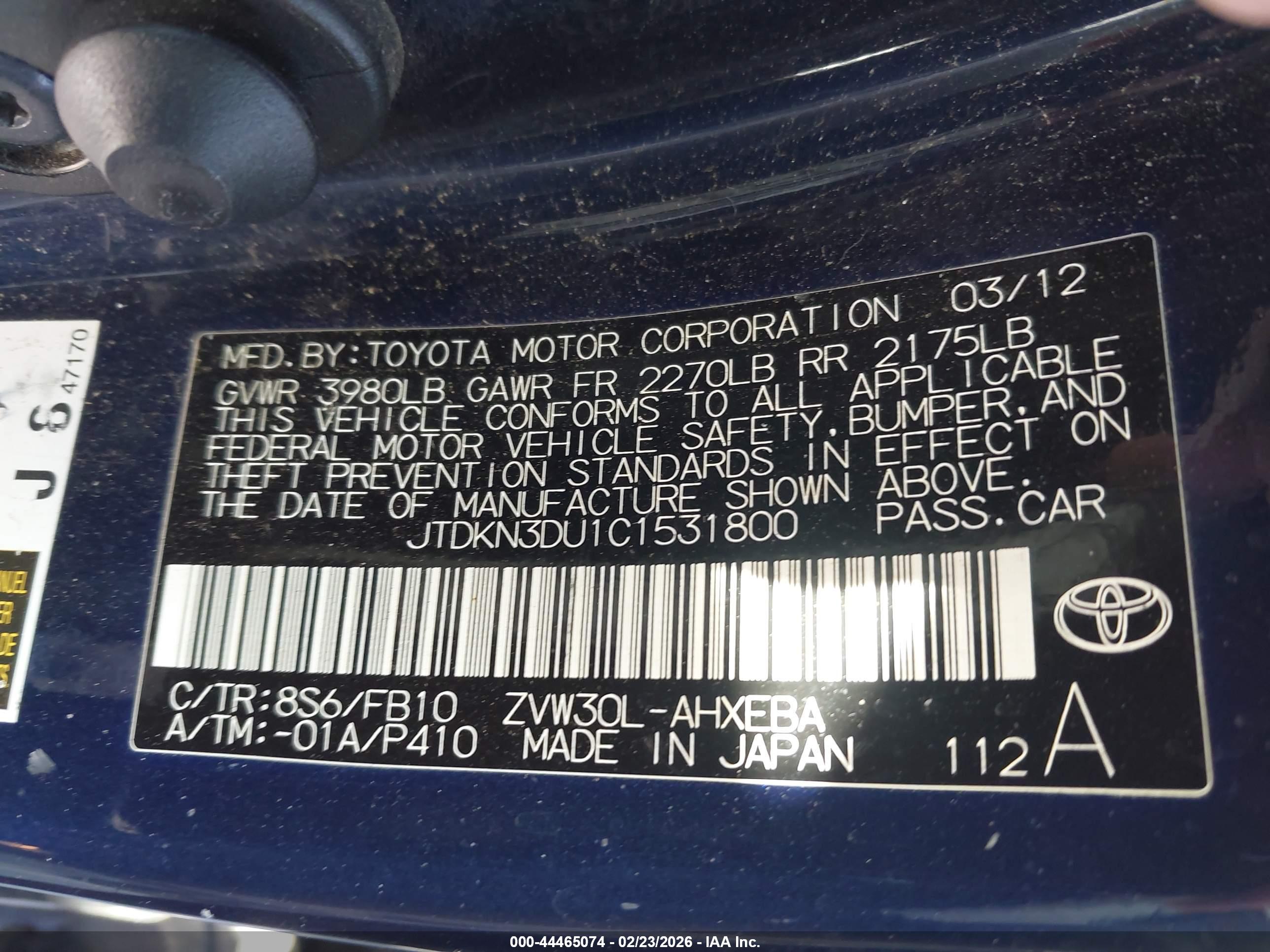 TOYOTA PRIUS image 9