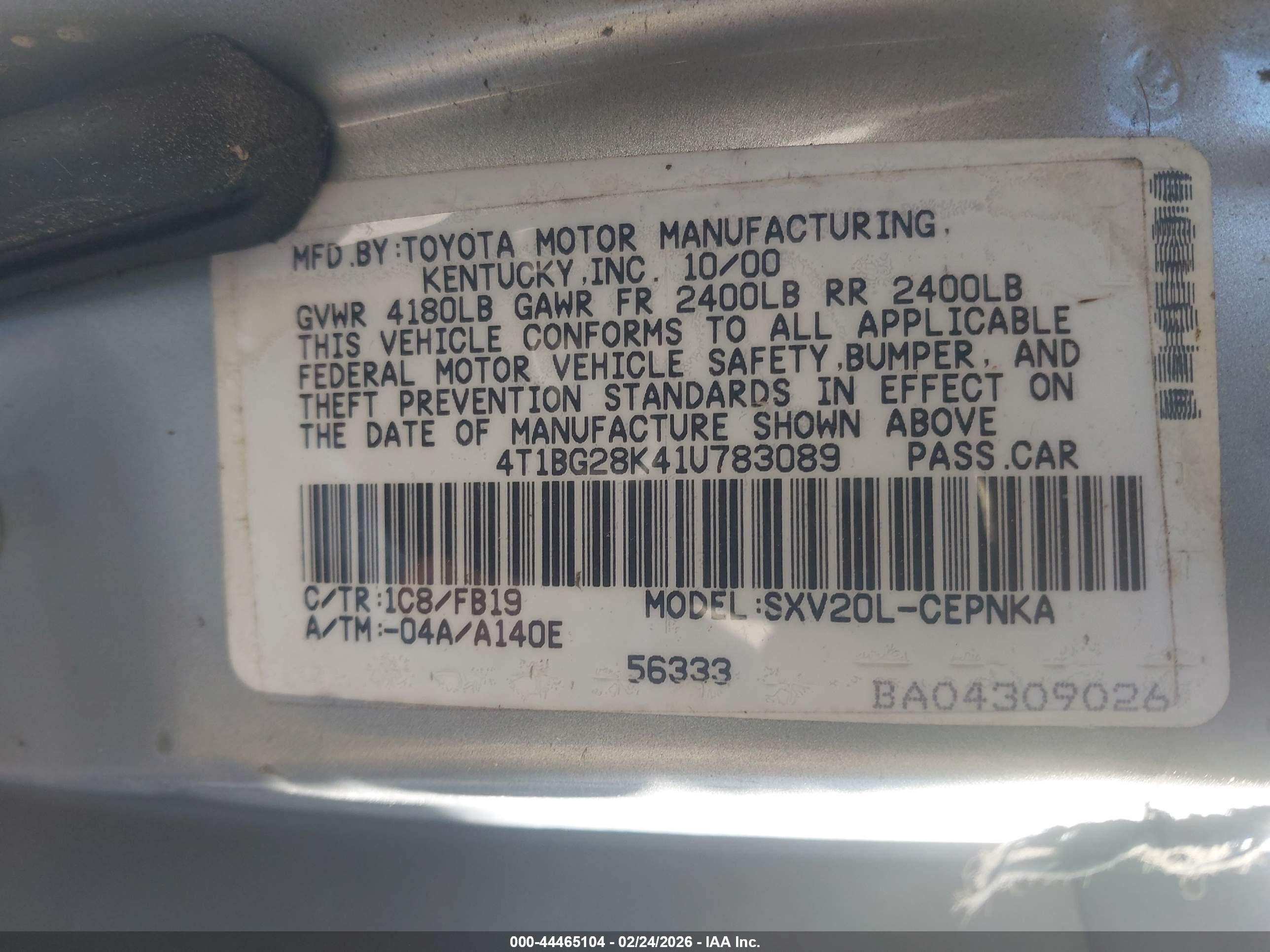 TOYOTA CAMRY image 9