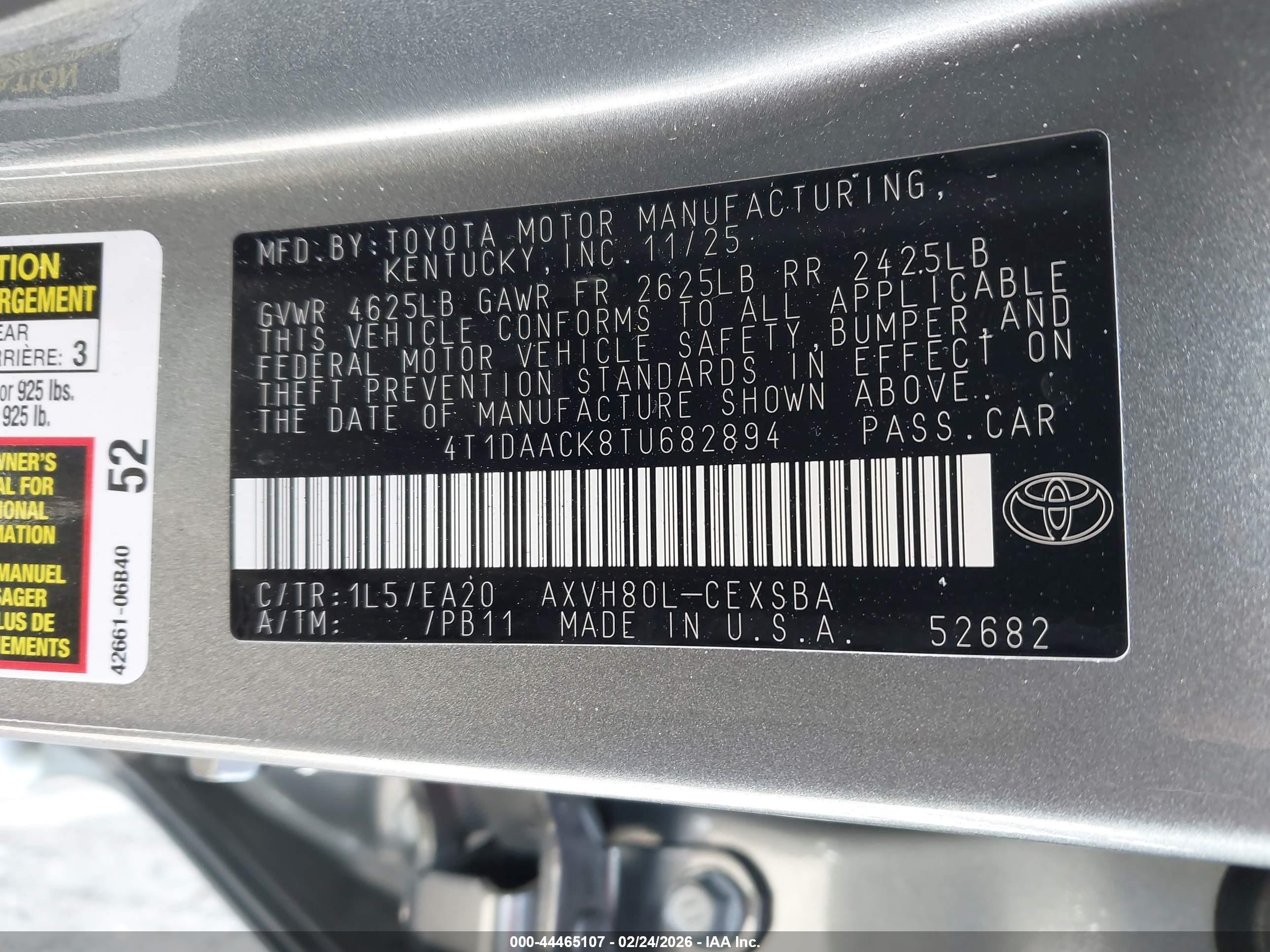 TOYOTA CAMRY image 9