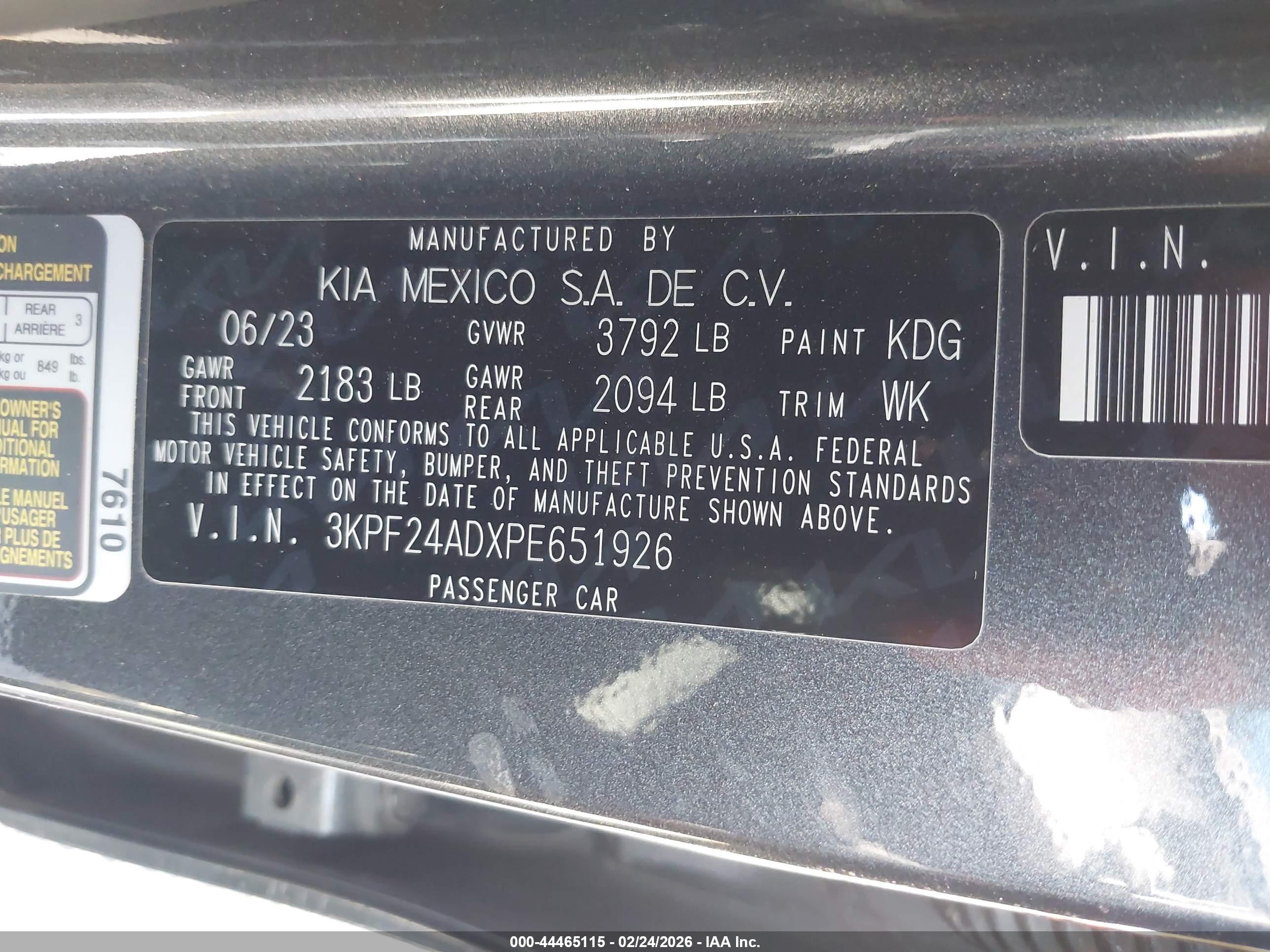 KIA FORTE image 9