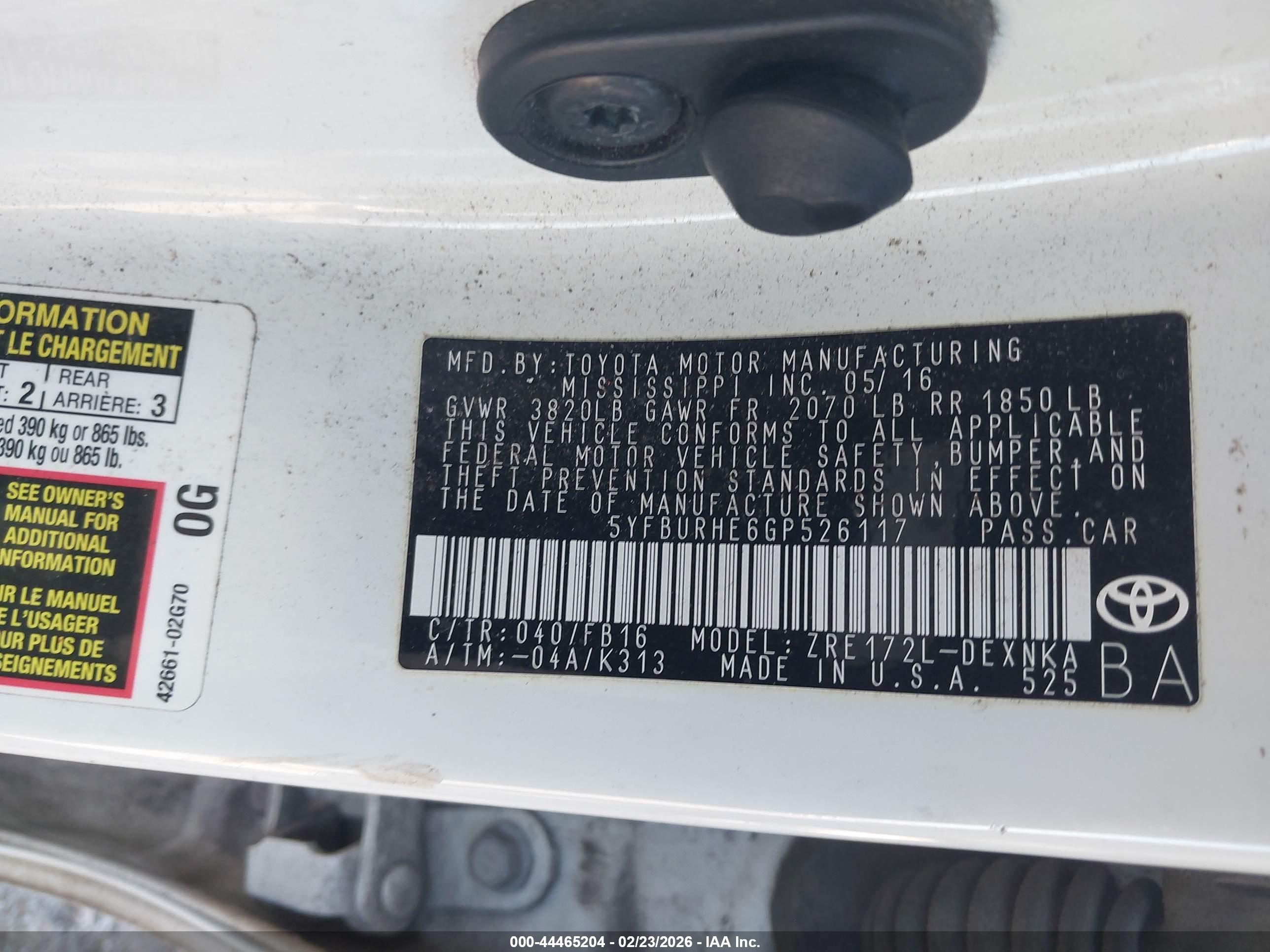 TOYOTA COROLLA image 9