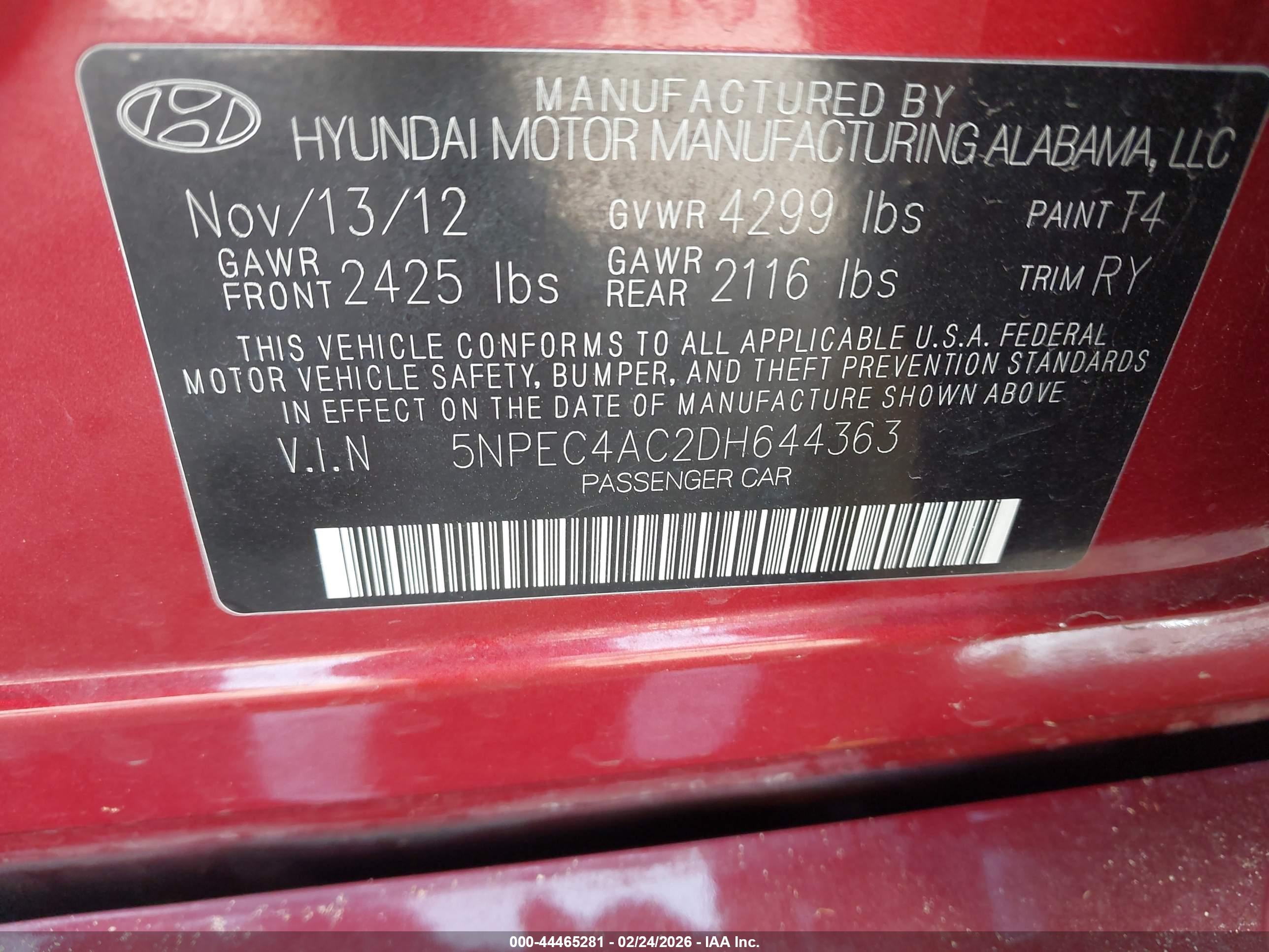 HYUNDAI SONATA image 9
