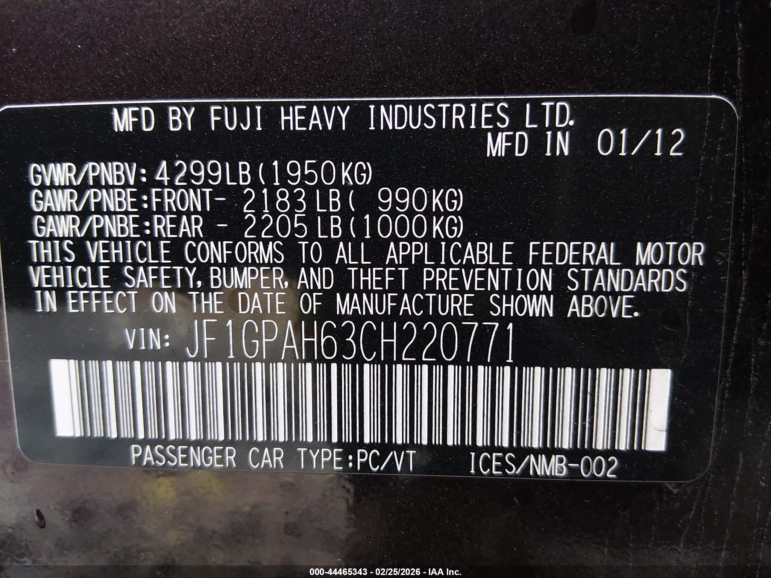 SUBARU IMPREZA image 9