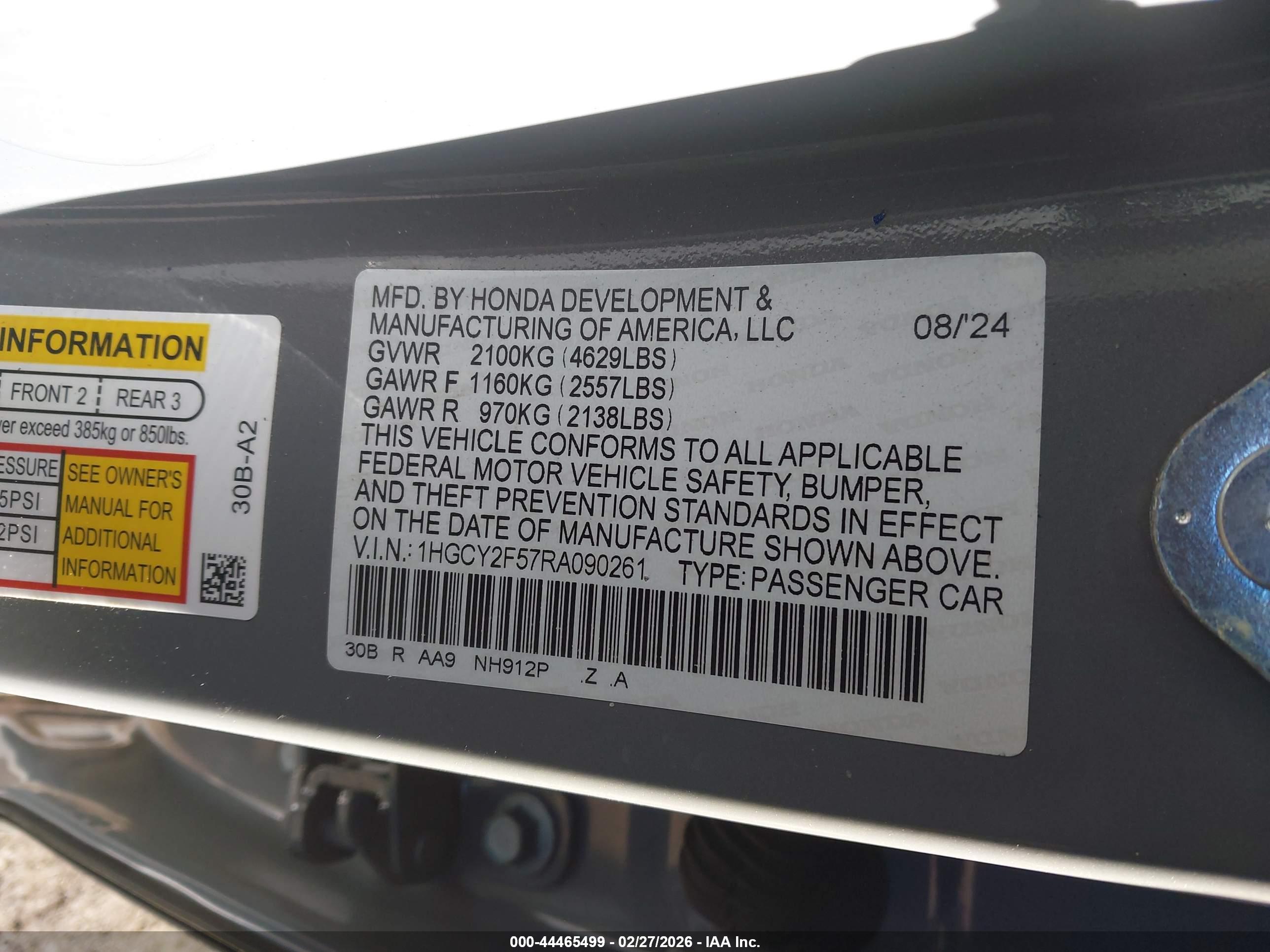 HONDA ACCORD image 9