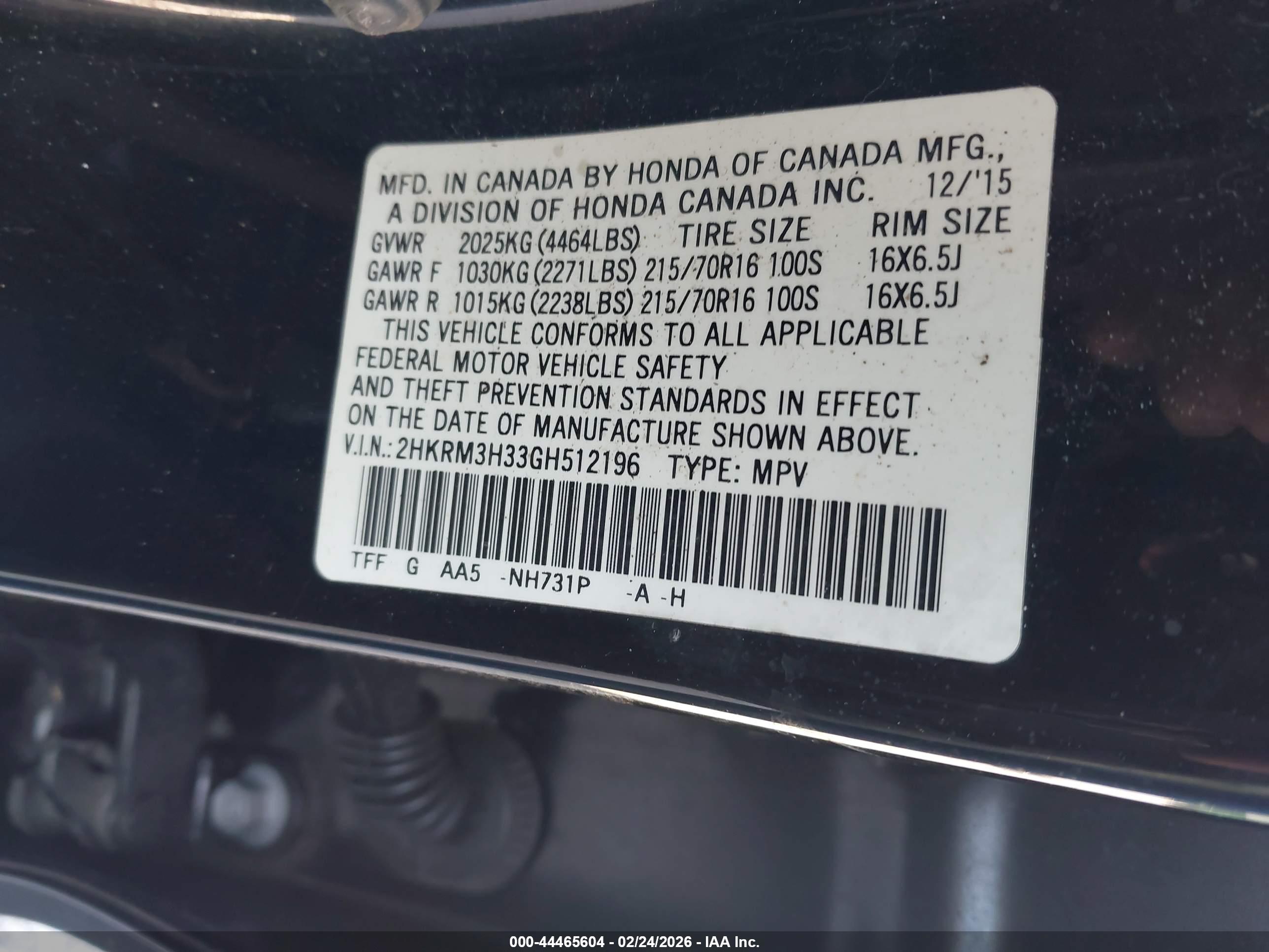 HONDA CR-V image 9