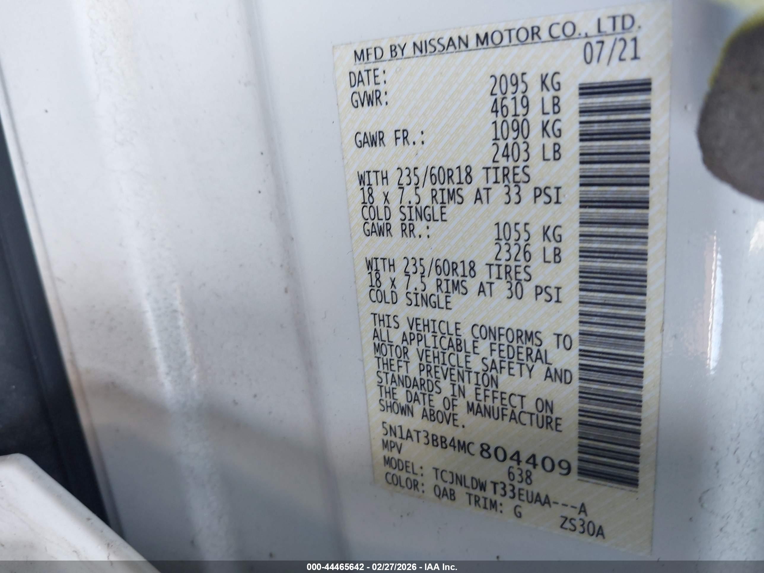 NISSAN ROGUE image 9