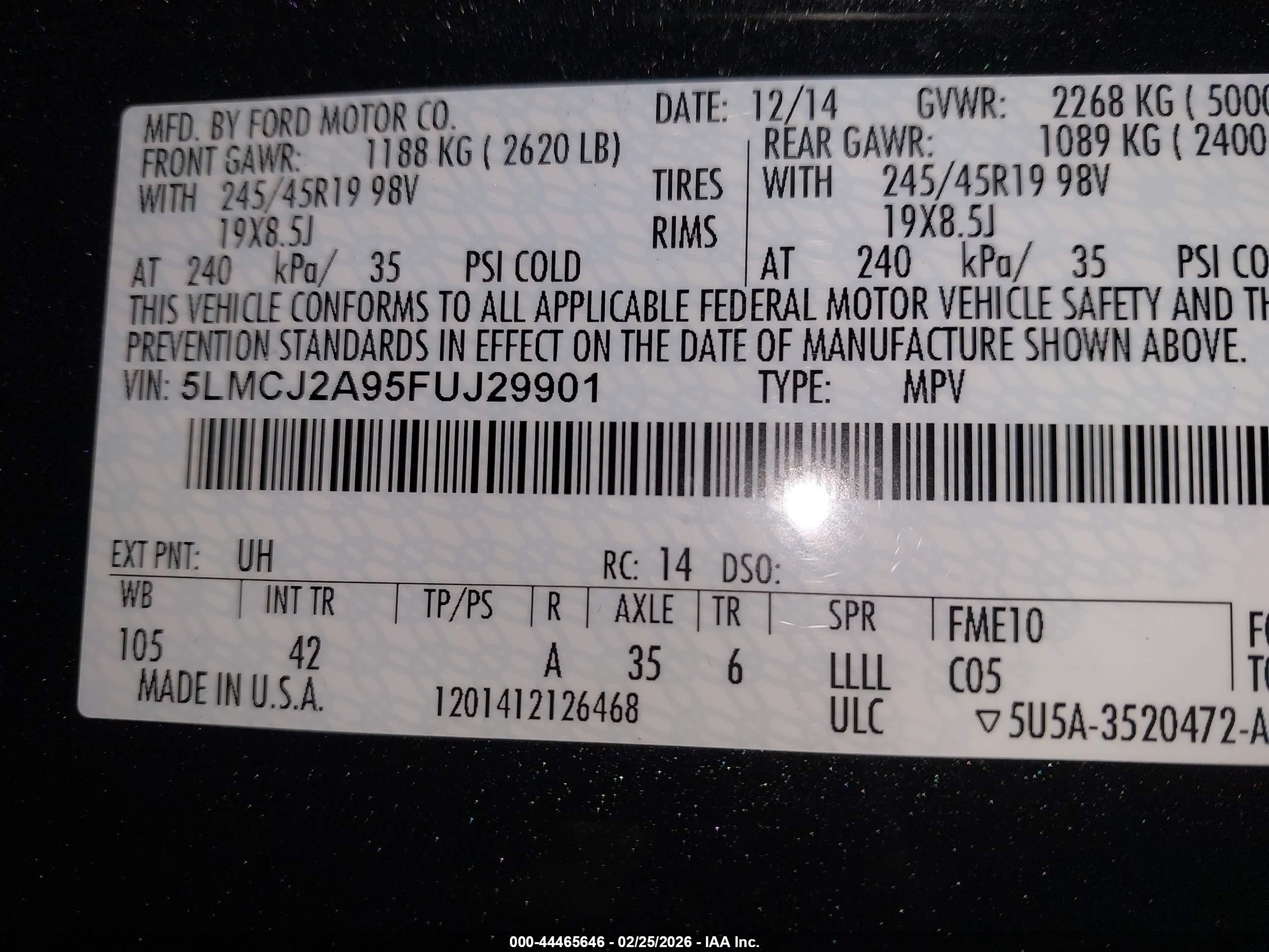 LINCOLN MKC image 9