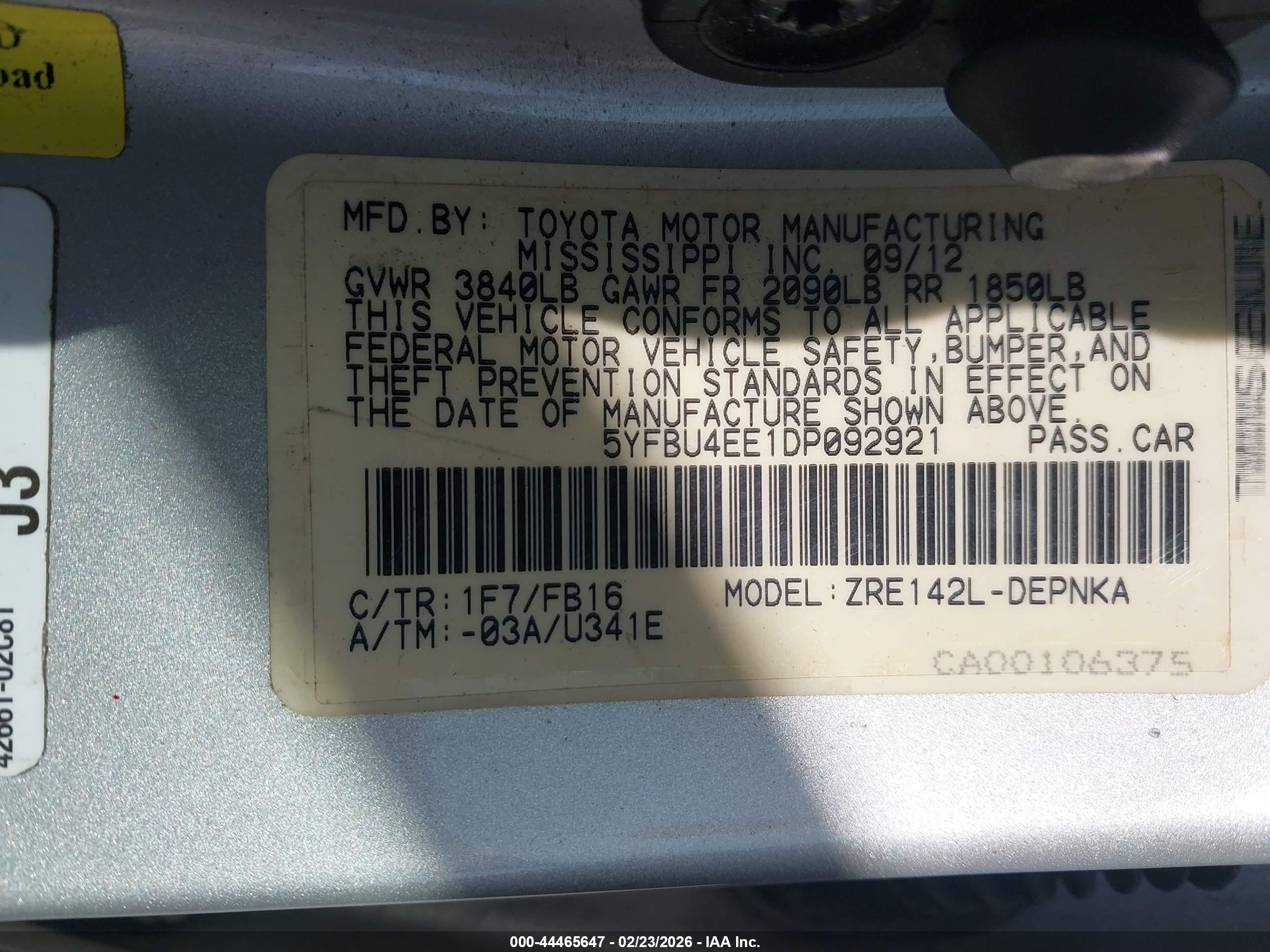 TOYOTA COROLLA image 9