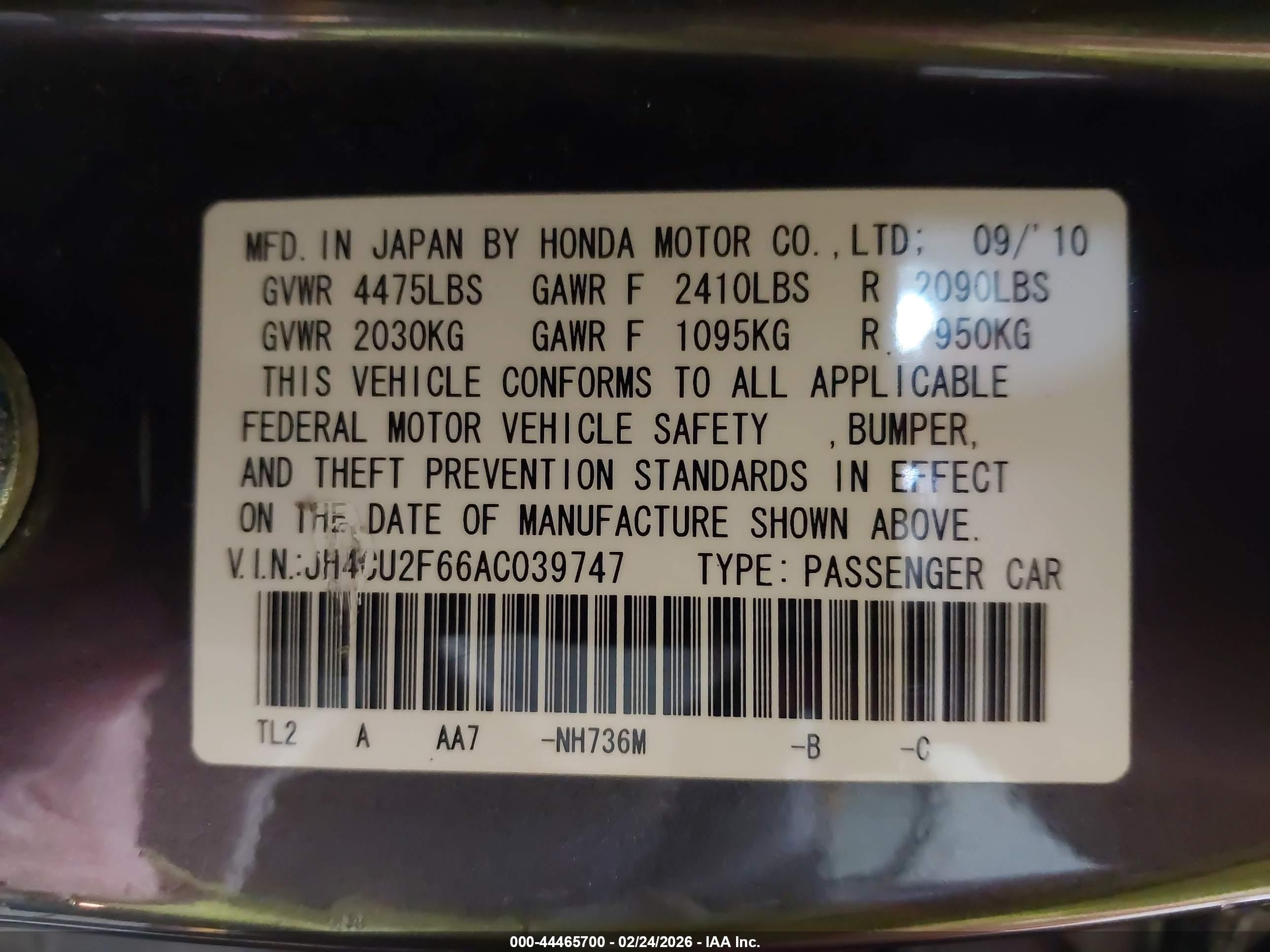 ACURA TSX image 9