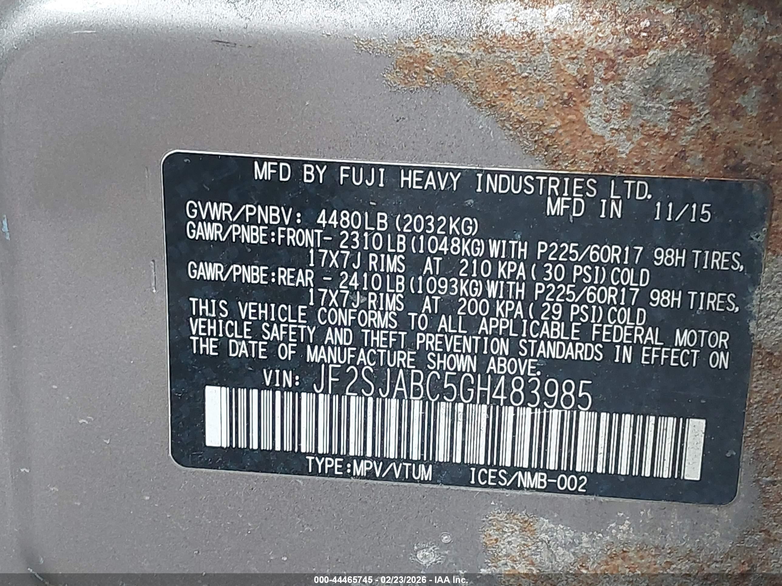 SUBARU FORESTER image 9