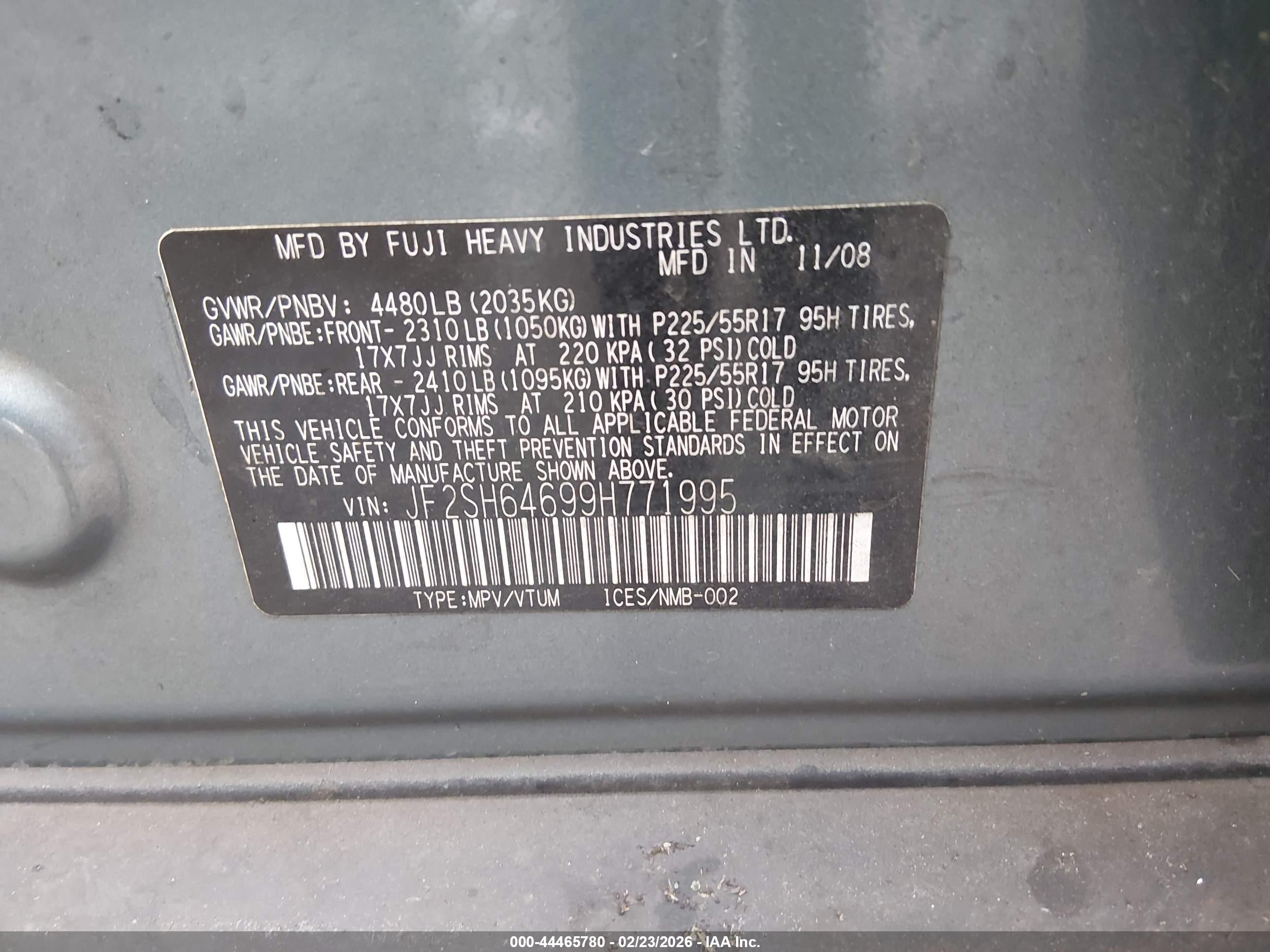 SUBARU FORESTER image 9