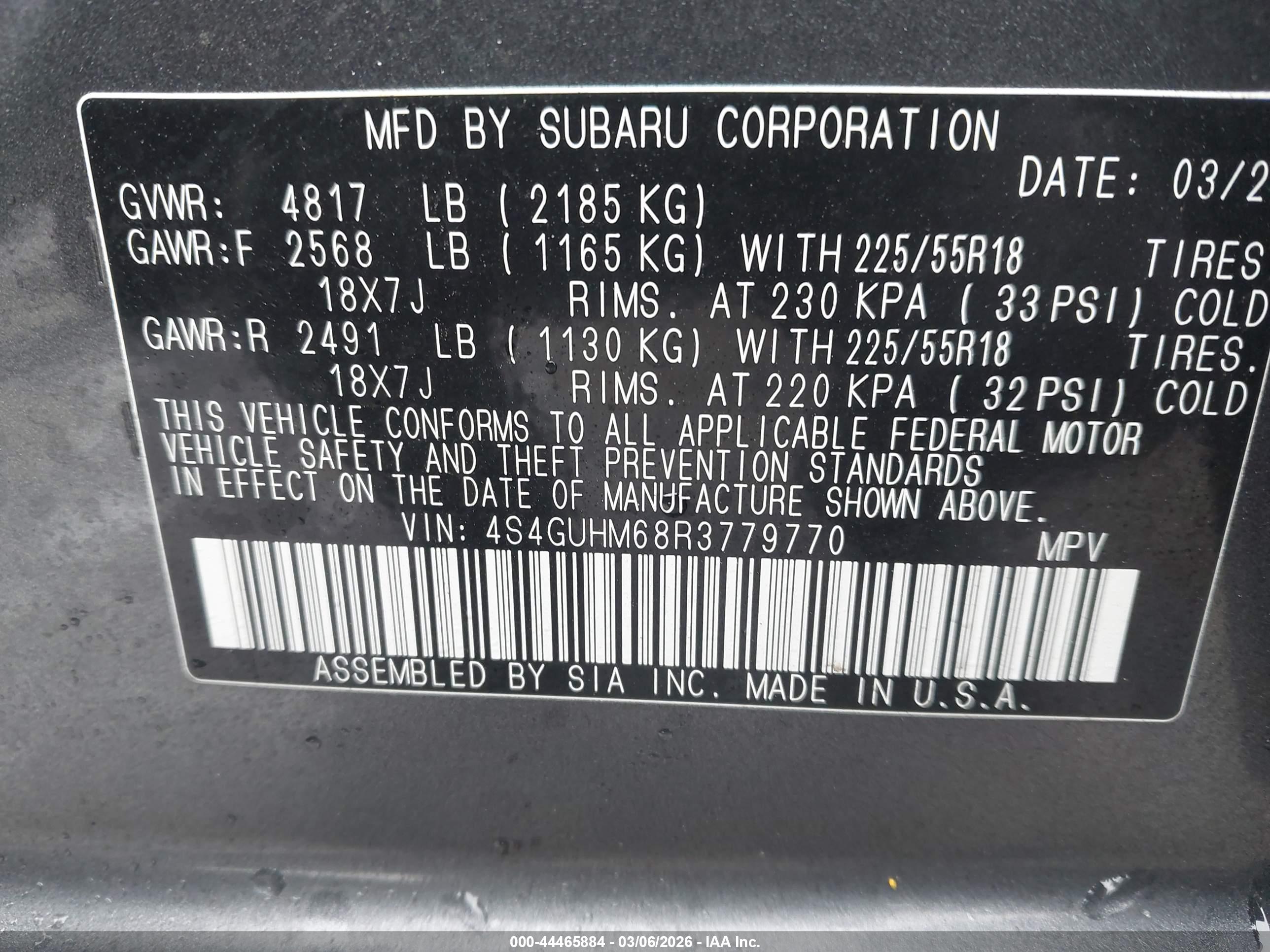 SUBARU CROSSTREK image 9