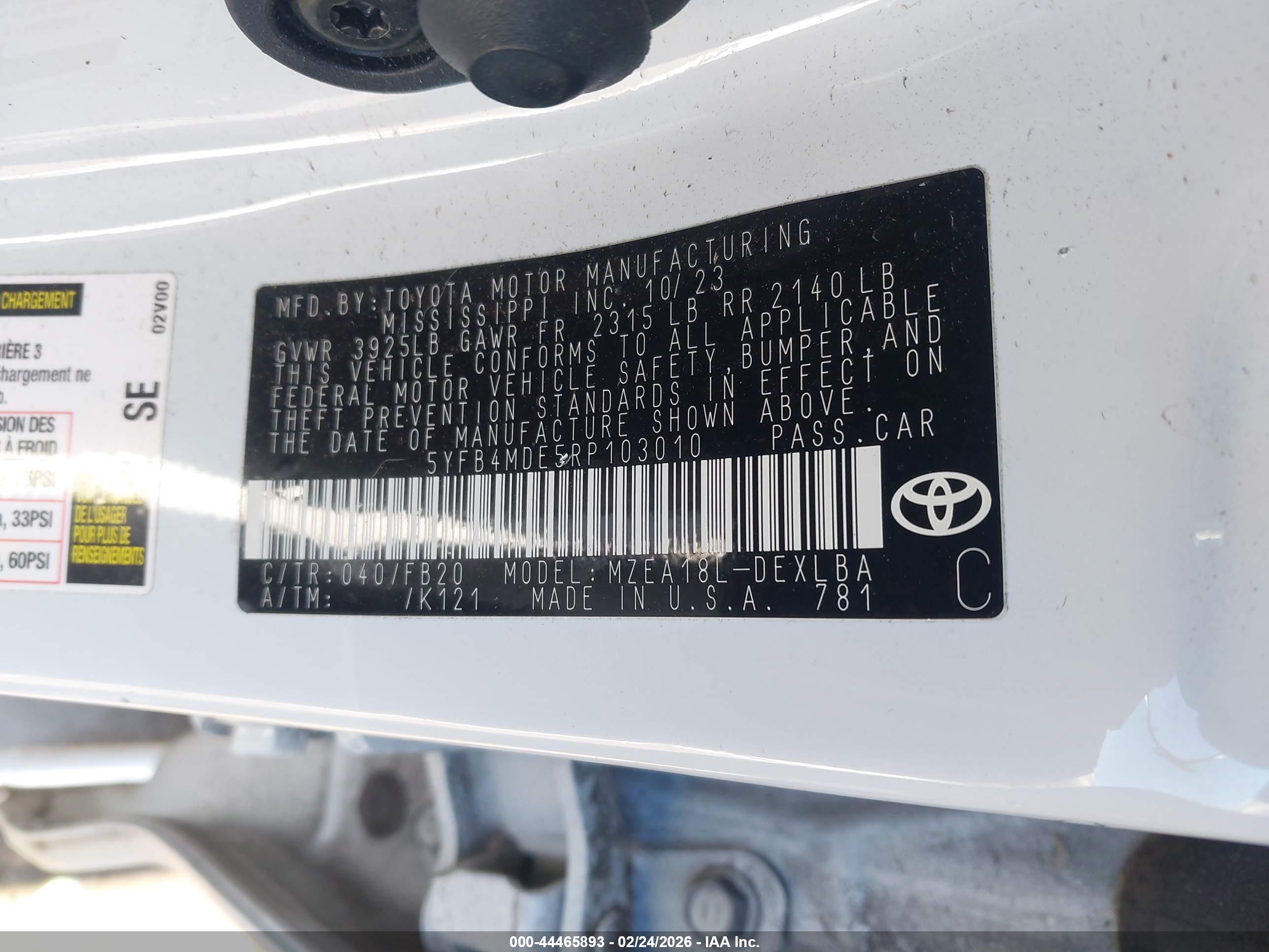 TOYOTA COROLLA image 9