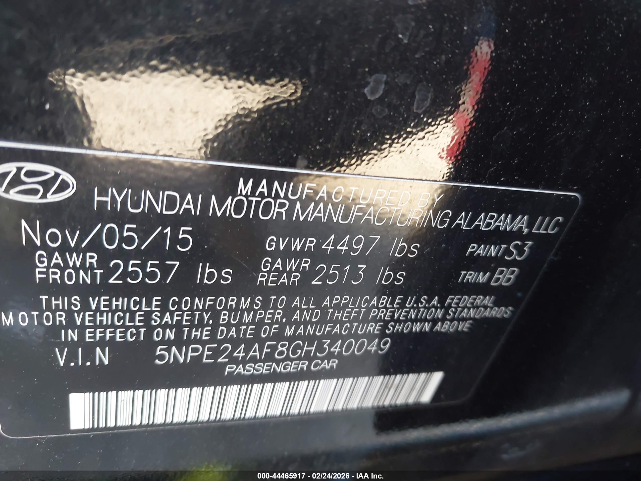 HYUNDAI SONATA image 9