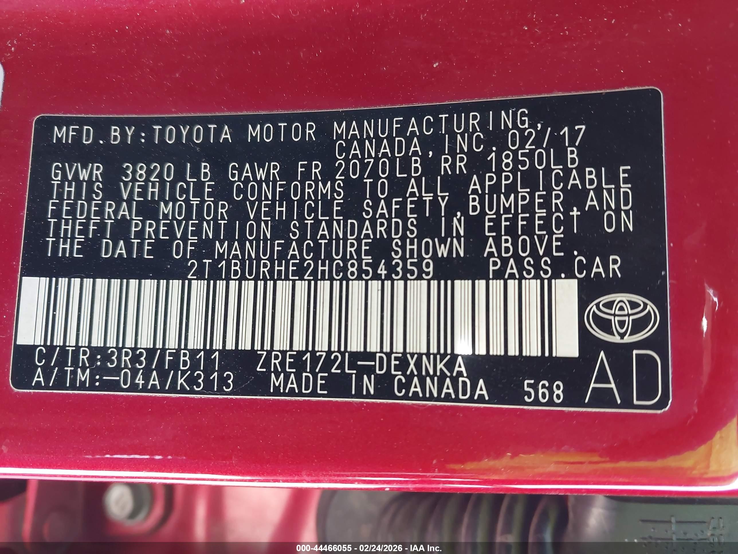 TOYOTA COROLLA image 9