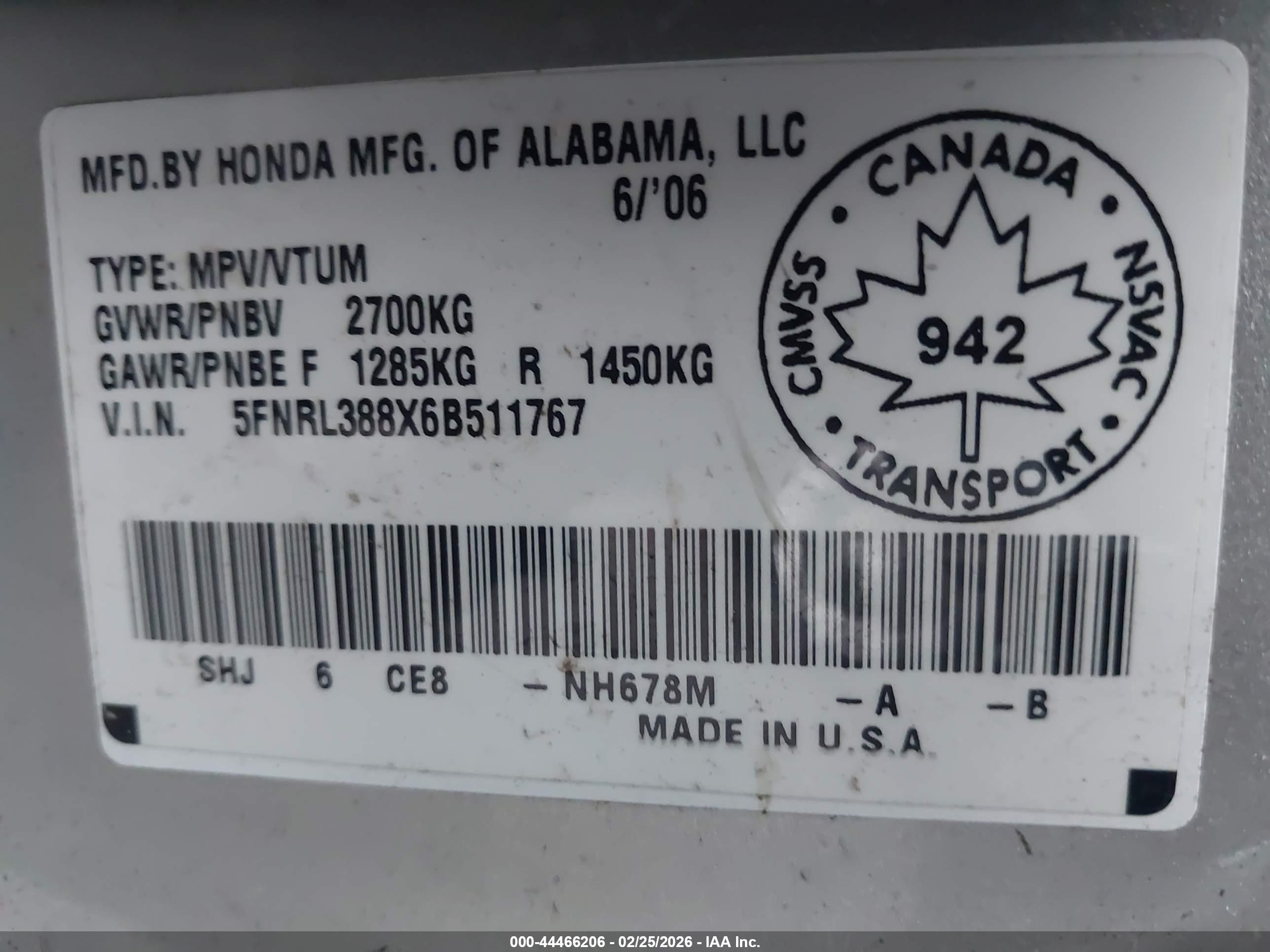 HONDA ODYSSEY image 9