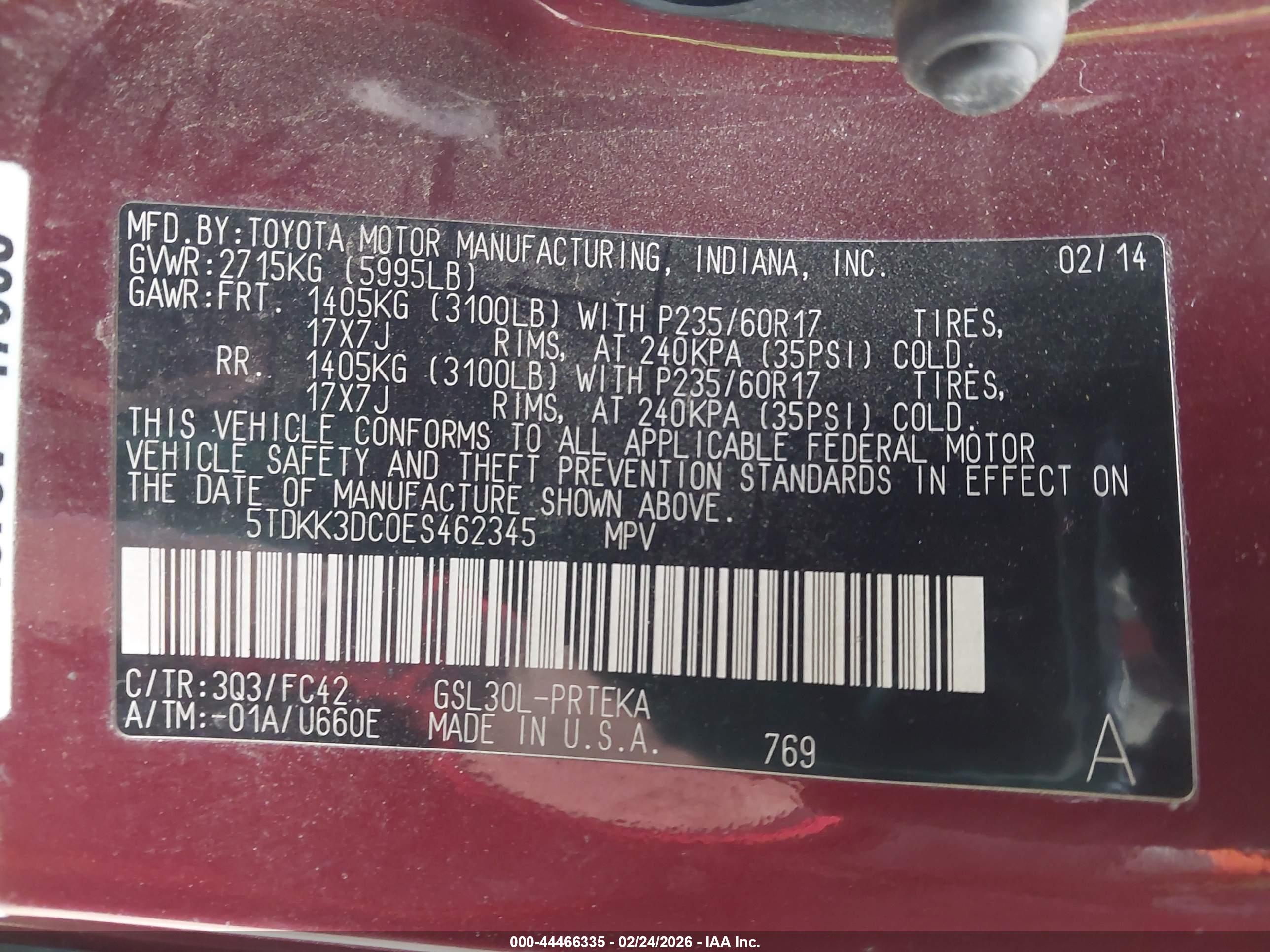 TOYOTA SIENNA image 9