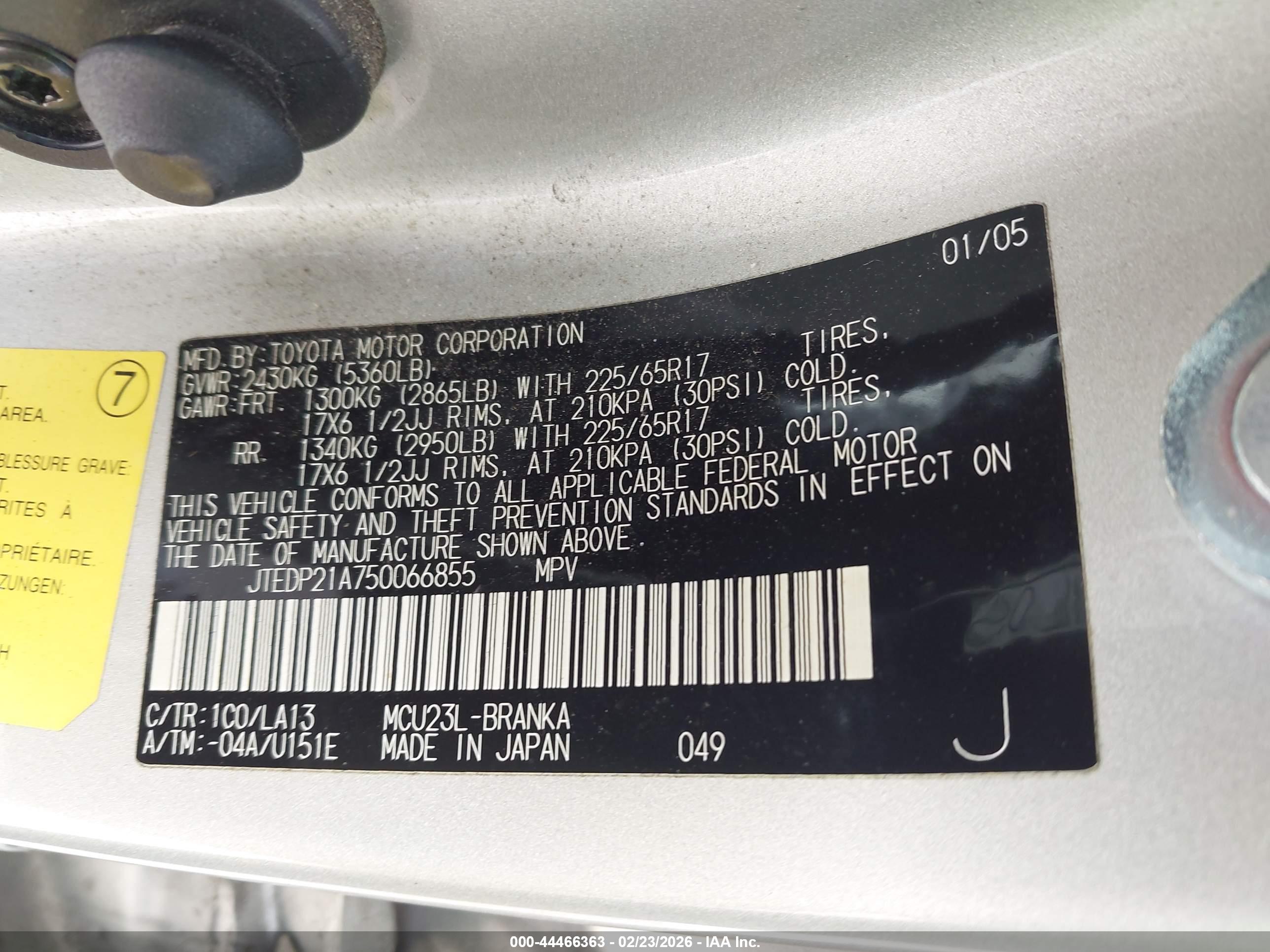 TOYOTA HIGHLANDER image 9