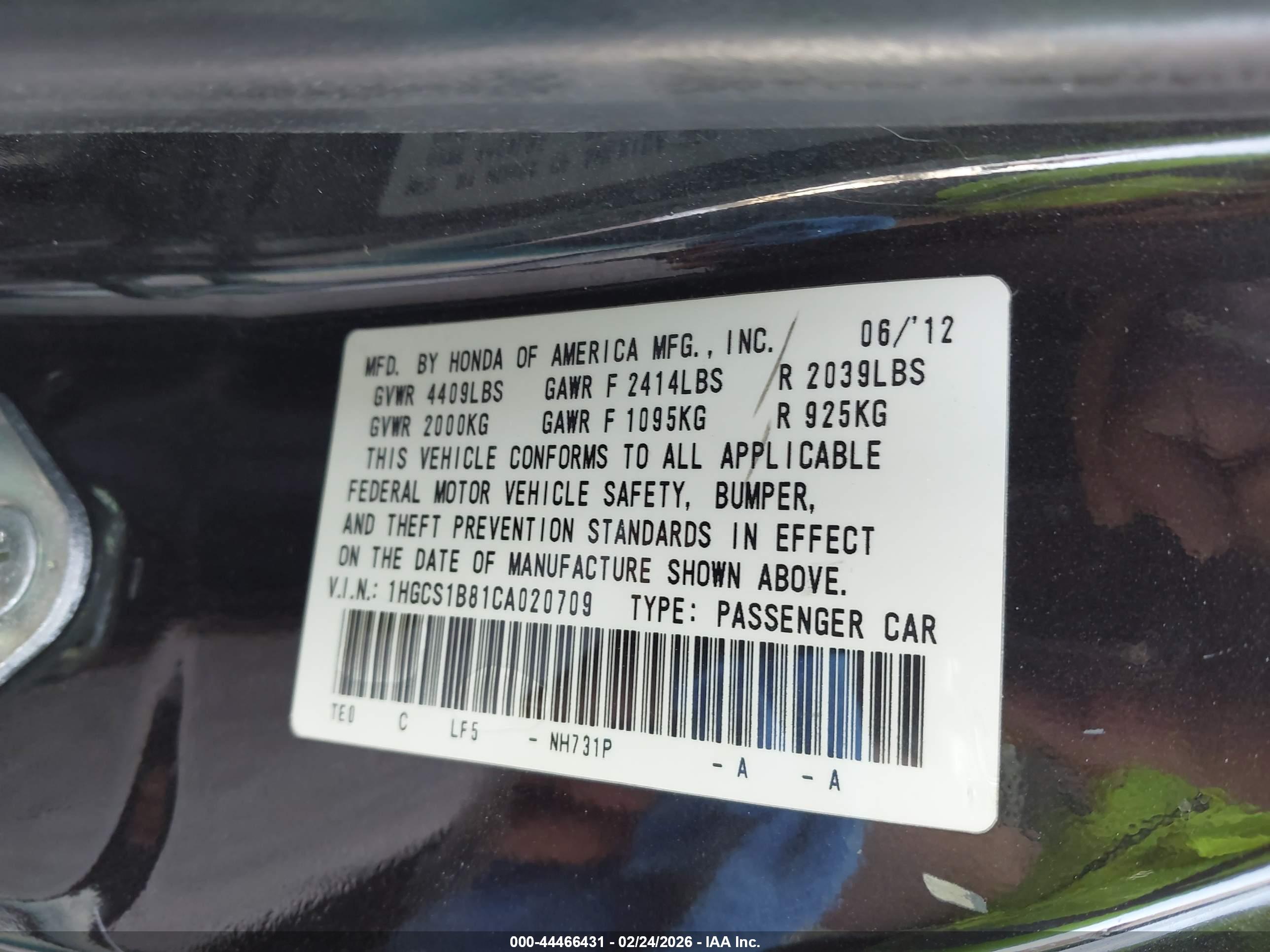 HONDA ACCORD image 9