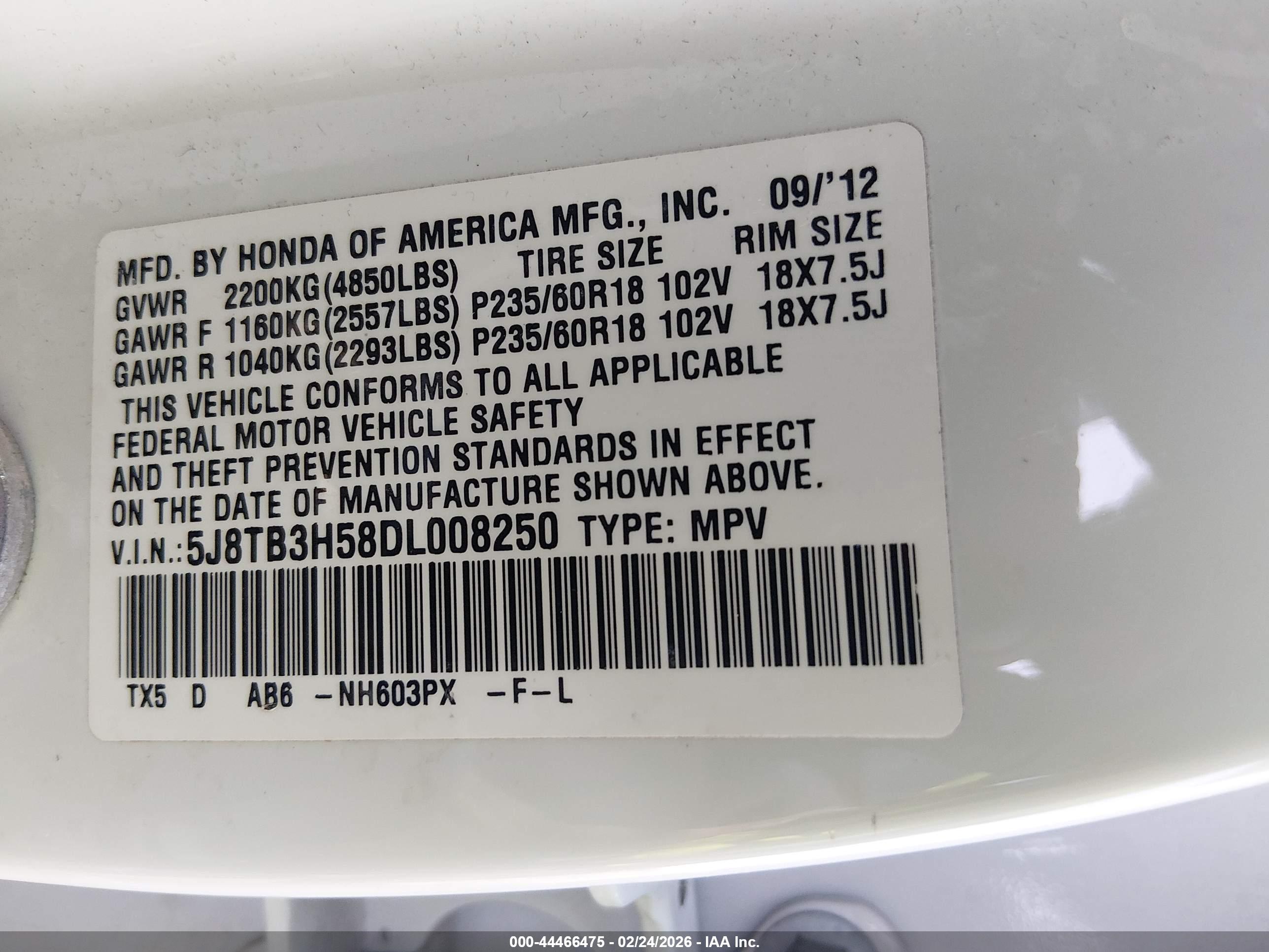 ACURA RDX image 9