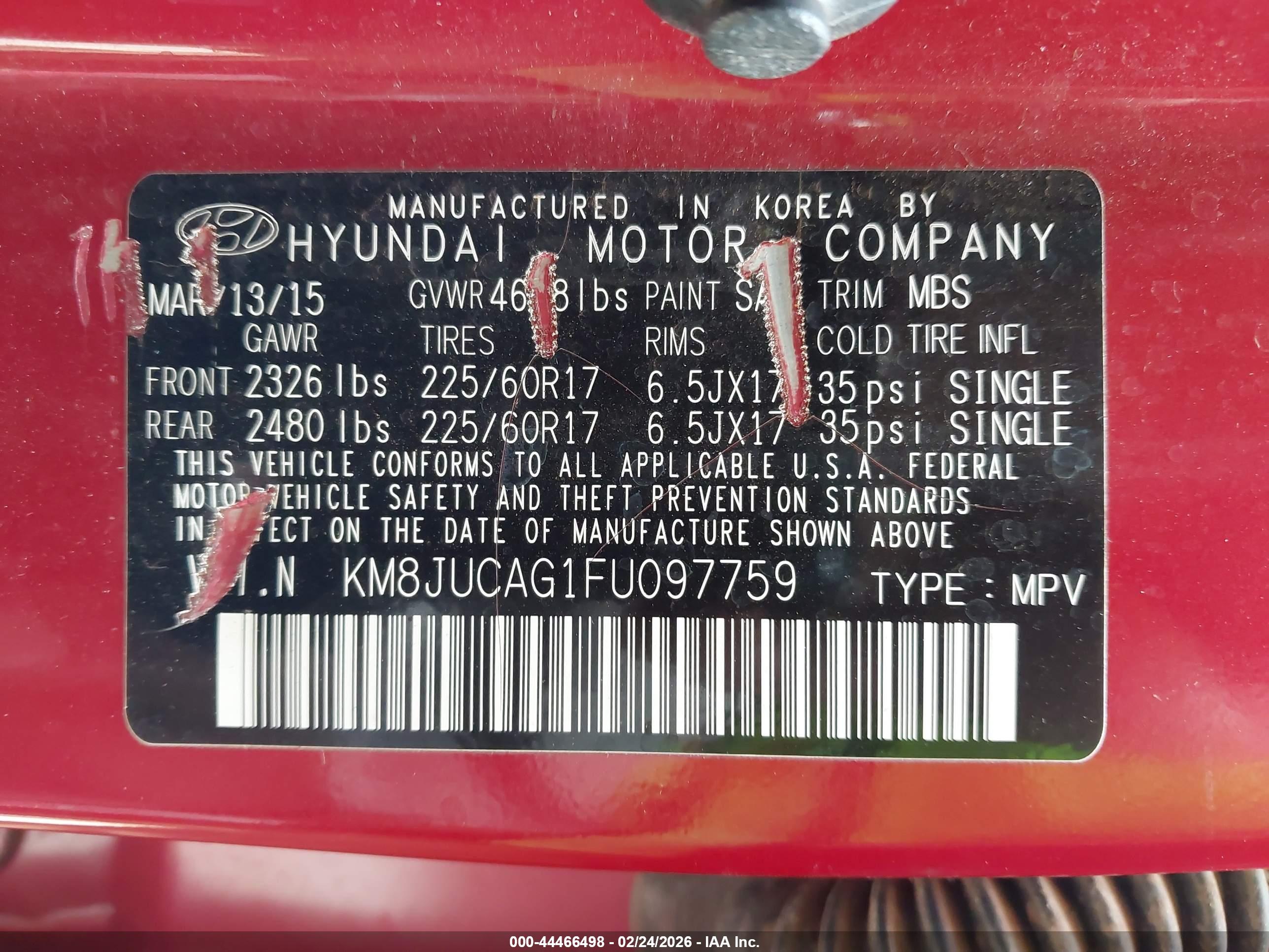 HYUNDAI TUCSON image 9