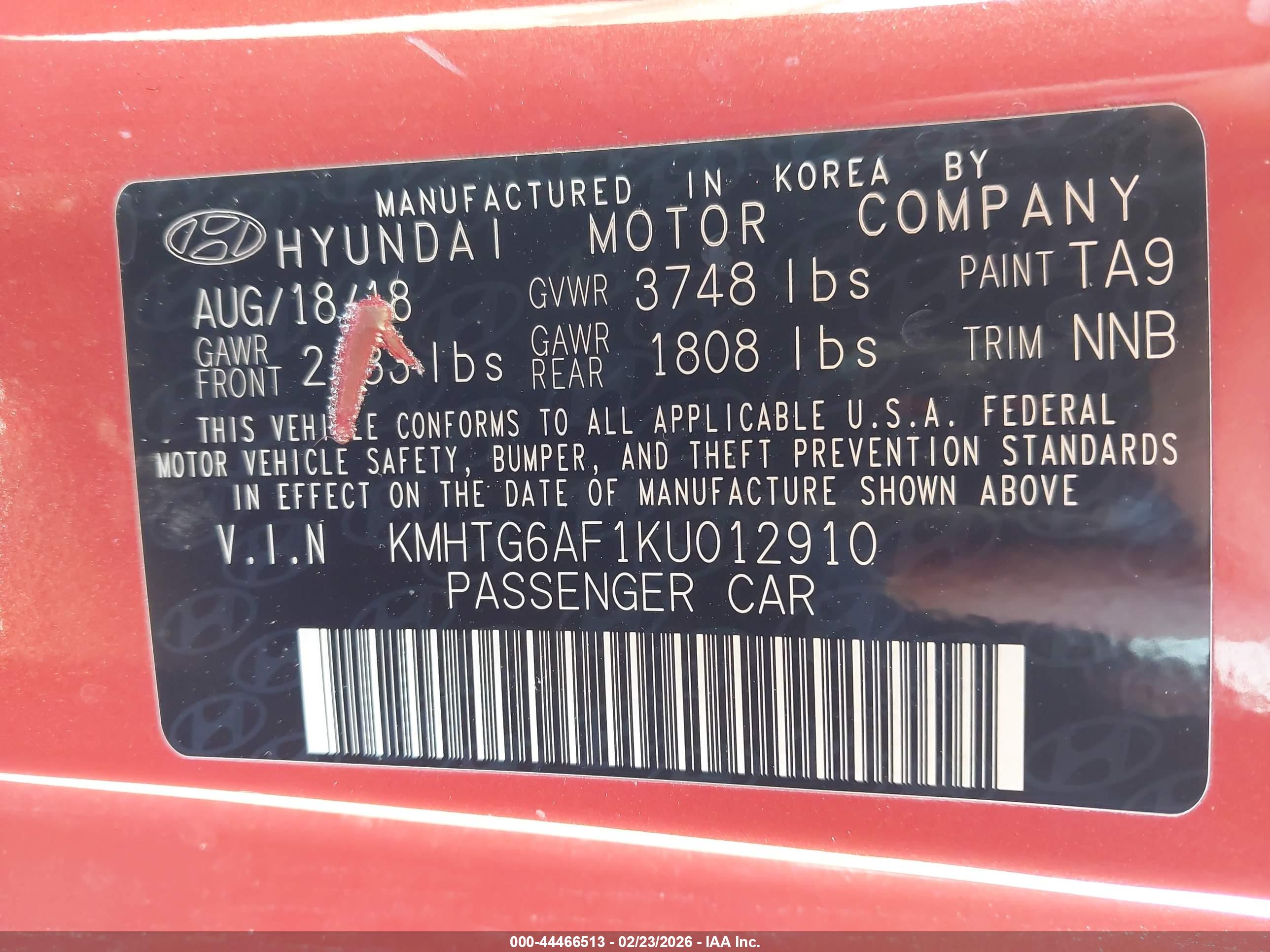 HYUNDAI VELOSTER image 9