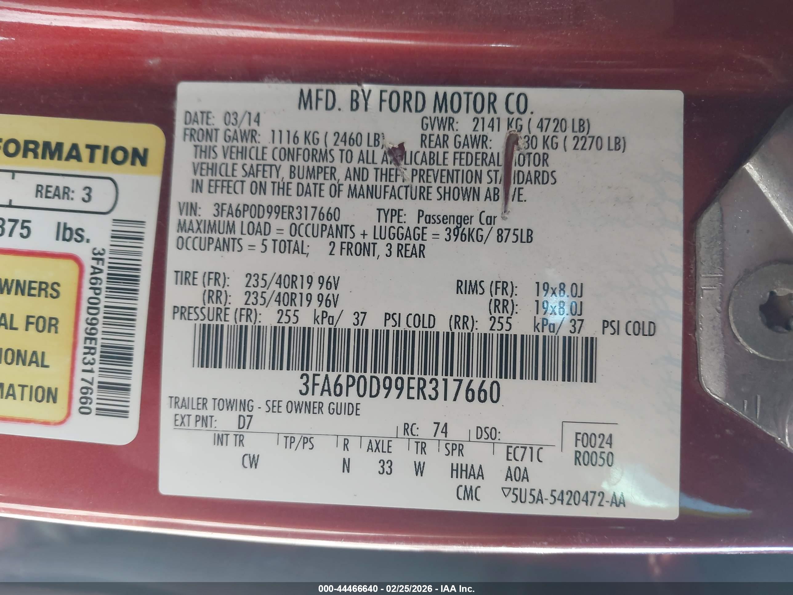 FORD FUSION image 9