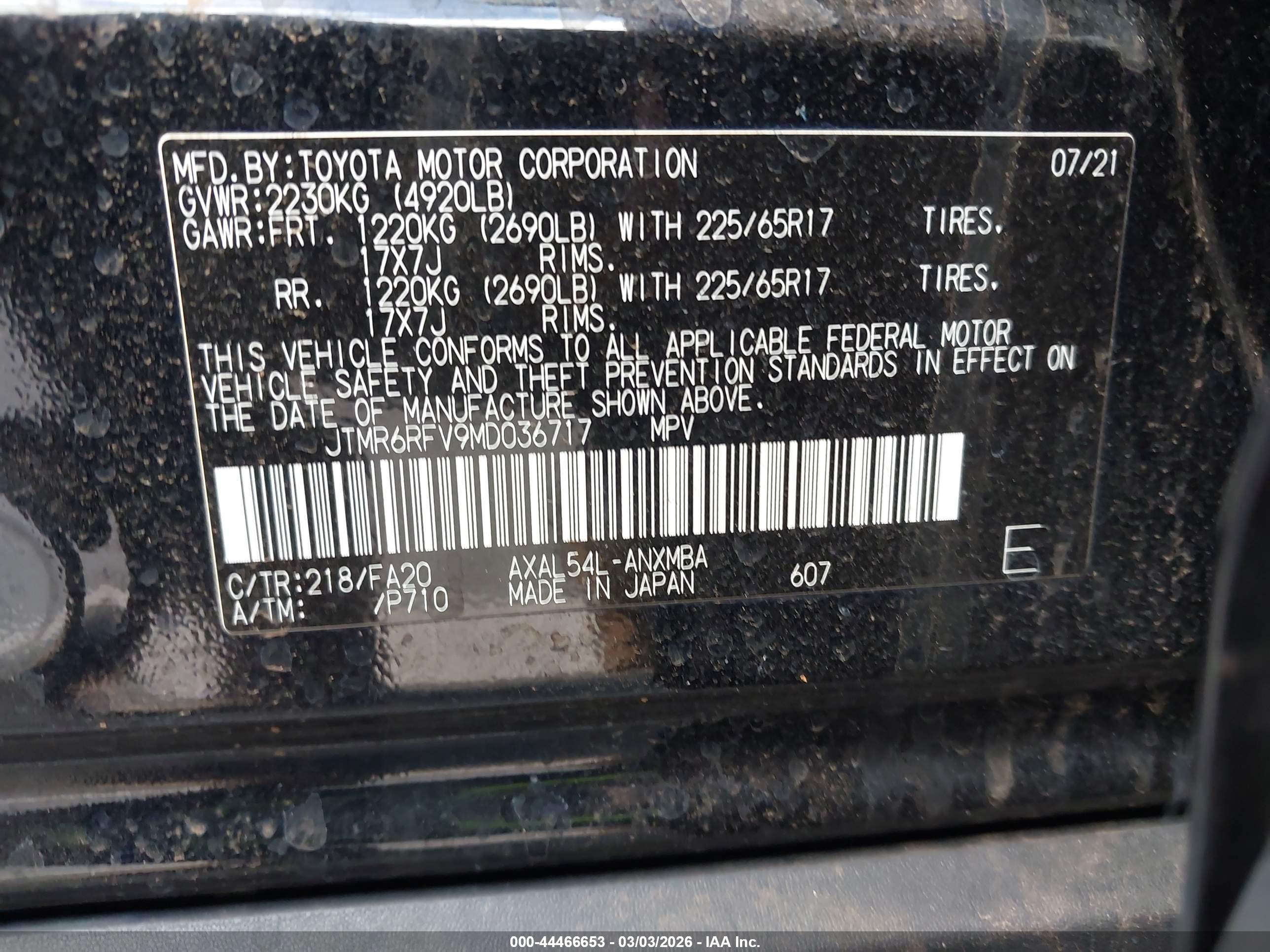 TOYOTA RAV4 image 9