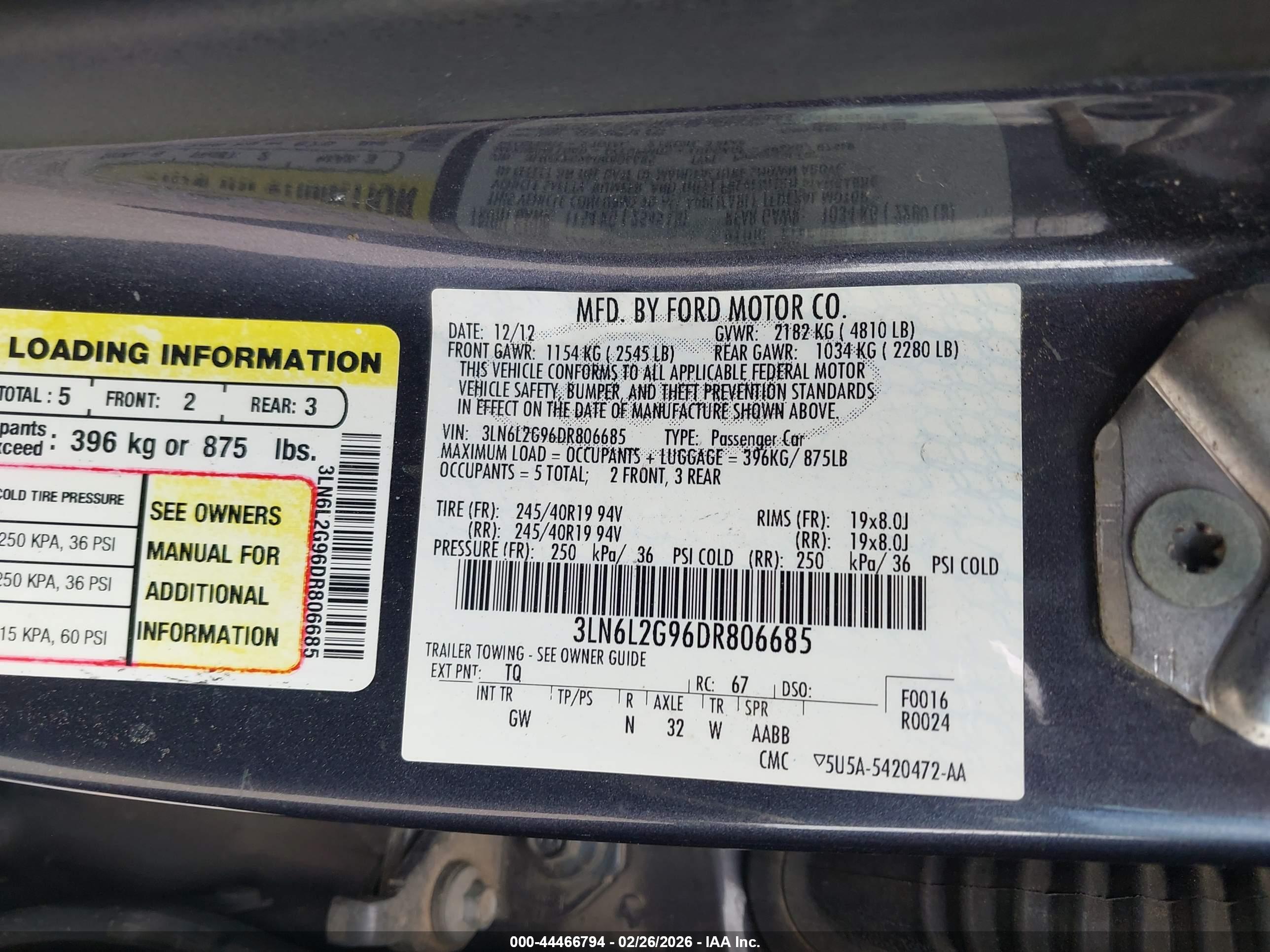 LINCOLN MKZ image 9