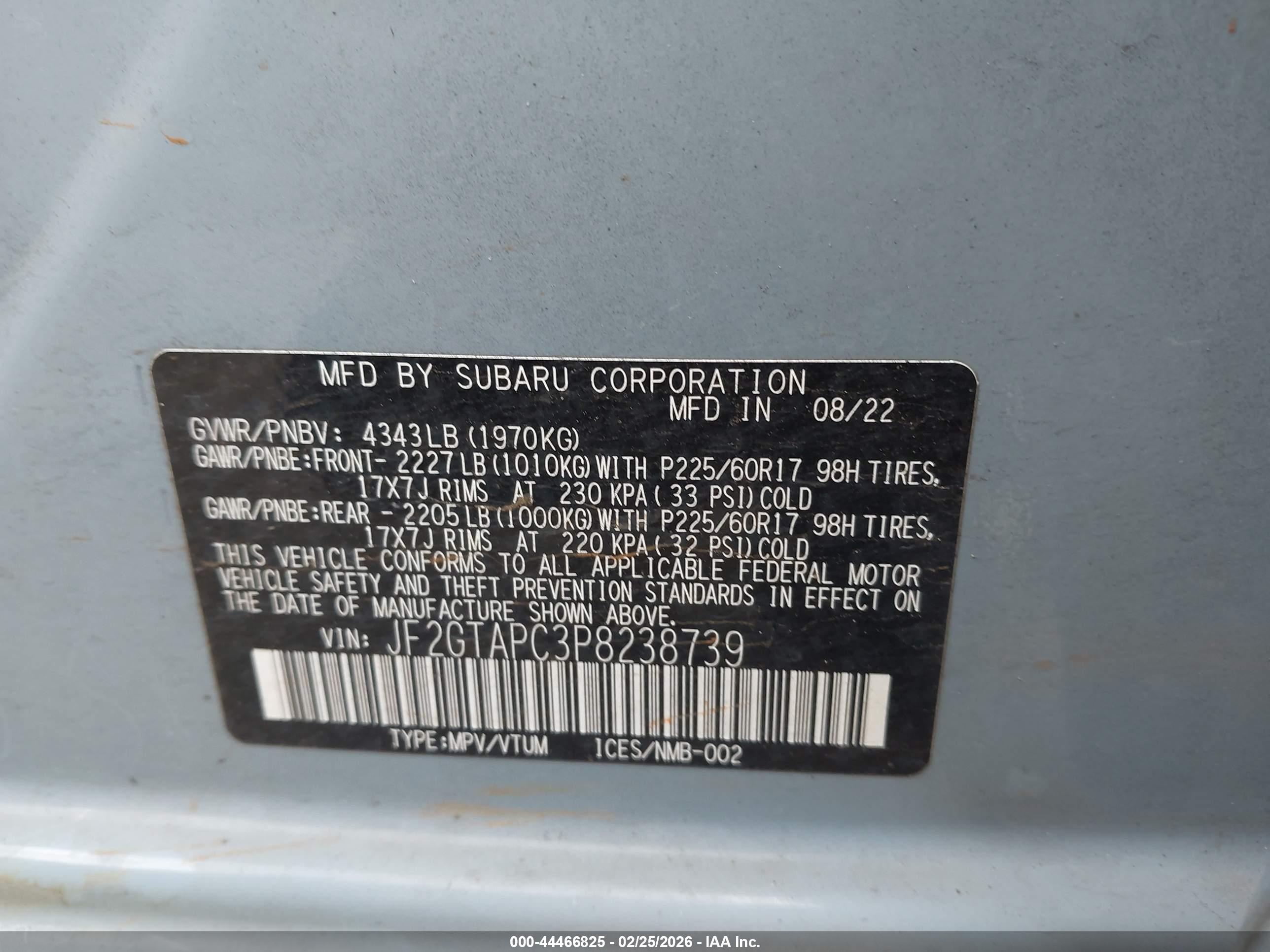SUBARU CROSSTREK image 9