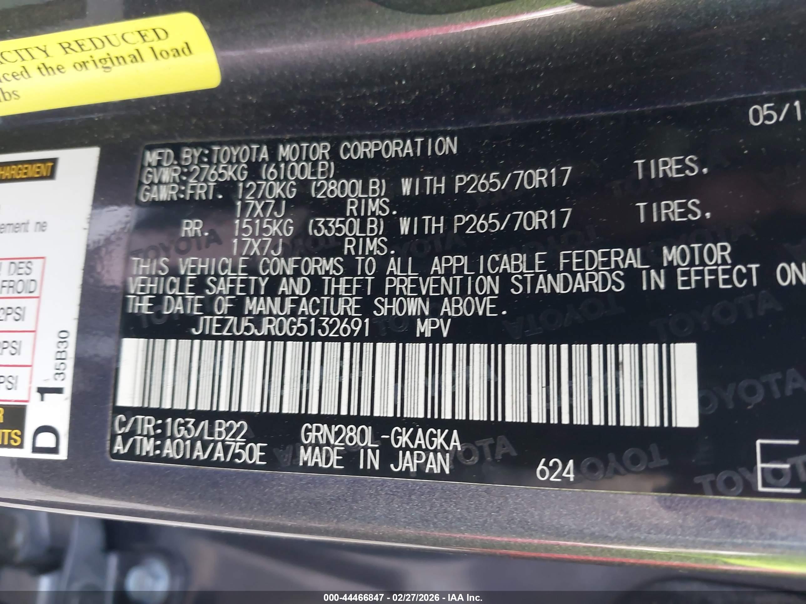 TOYOTA 4RUNNER image 9