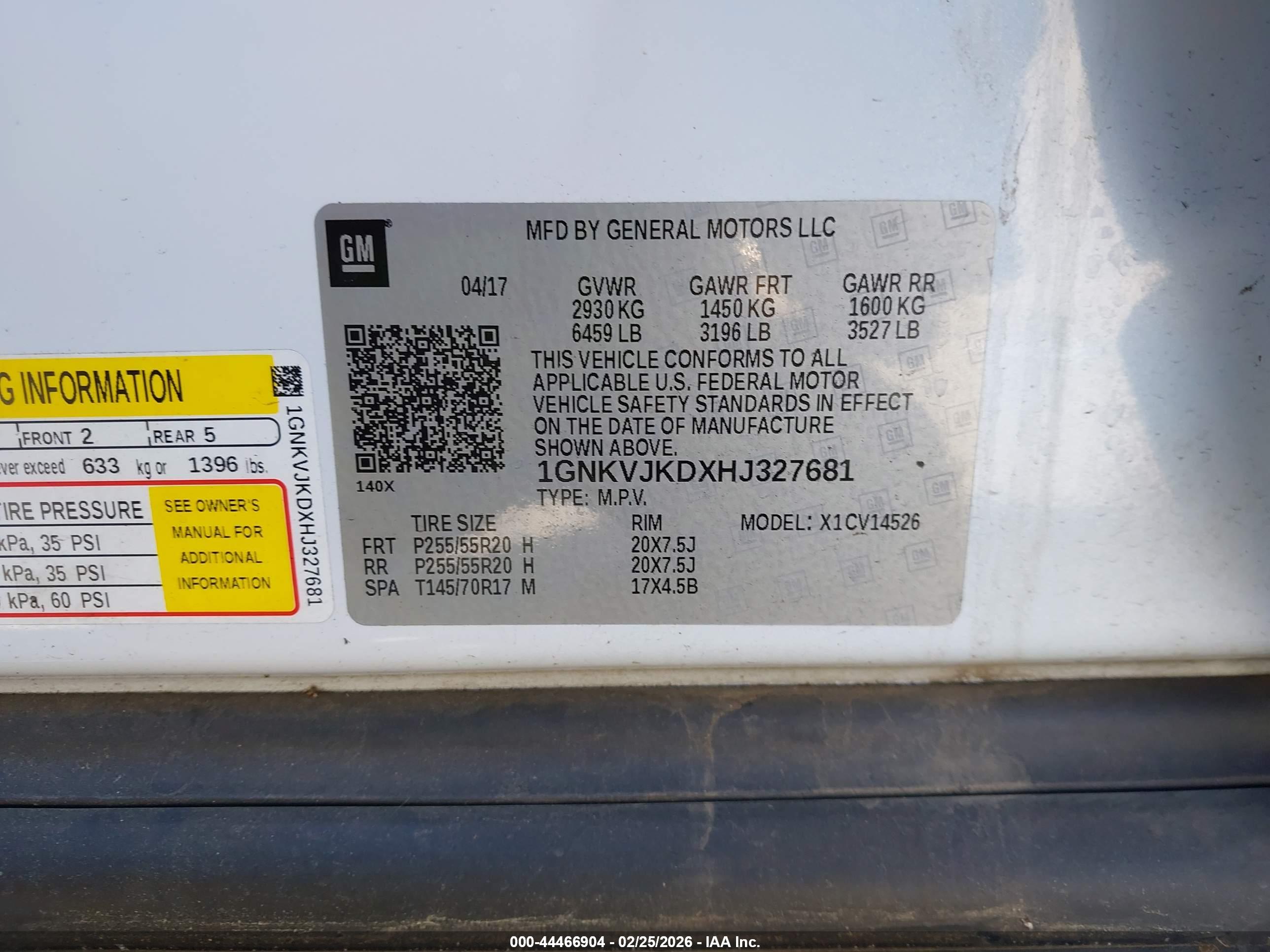 CHEVROLET TRAVERSE image 9