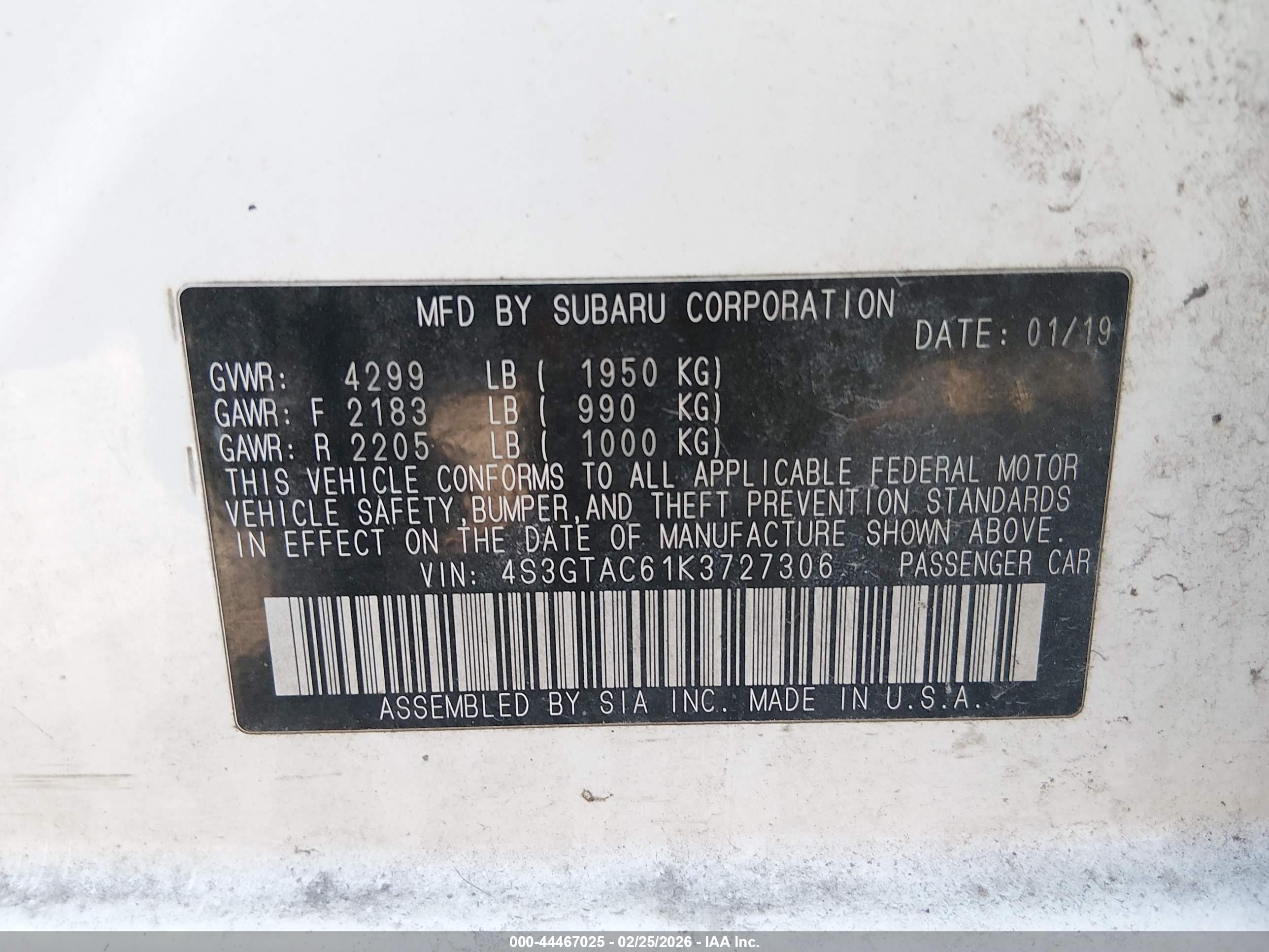 SUBARU IMPREZA image 9