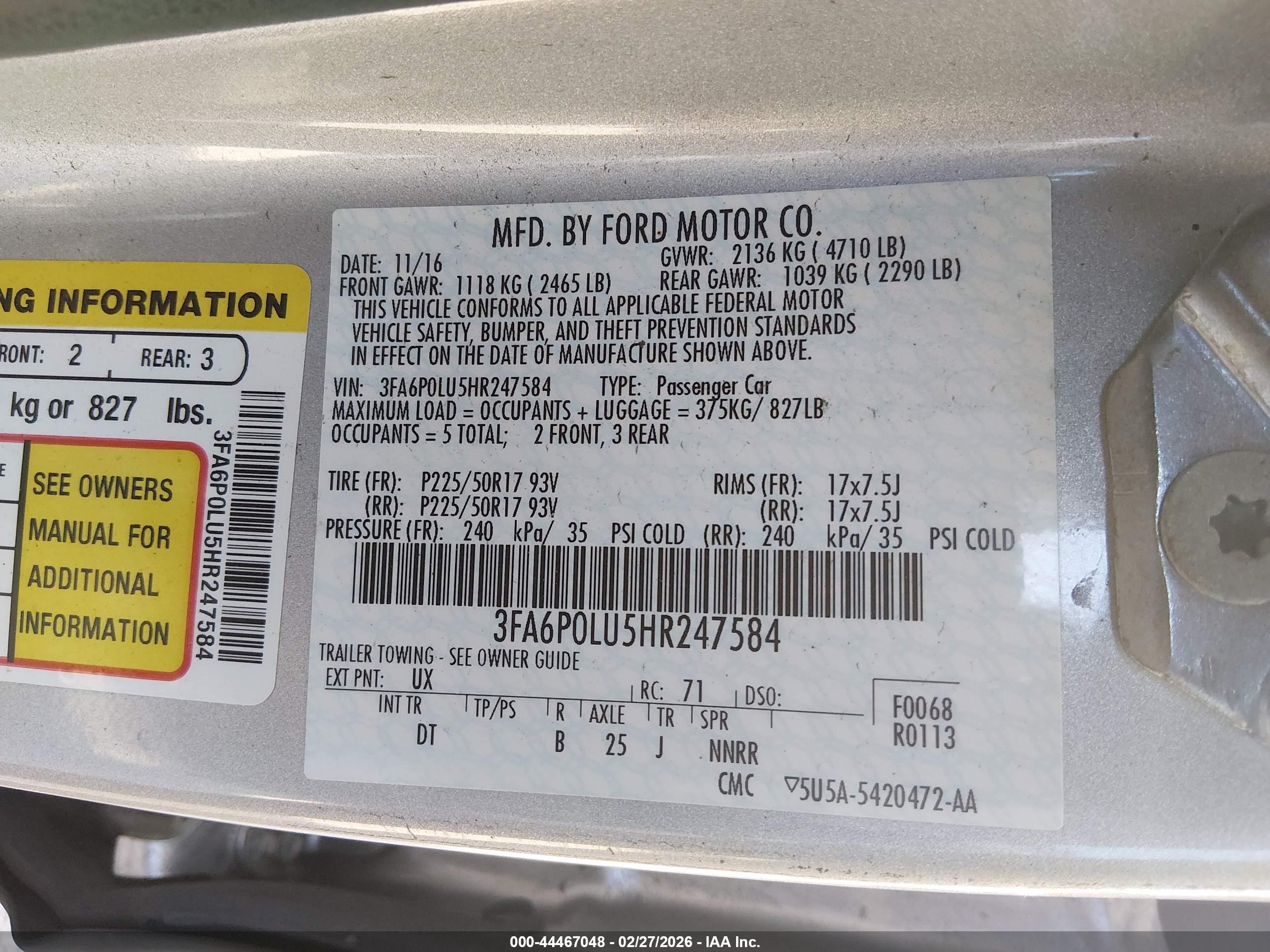 FORD FUSION image 9