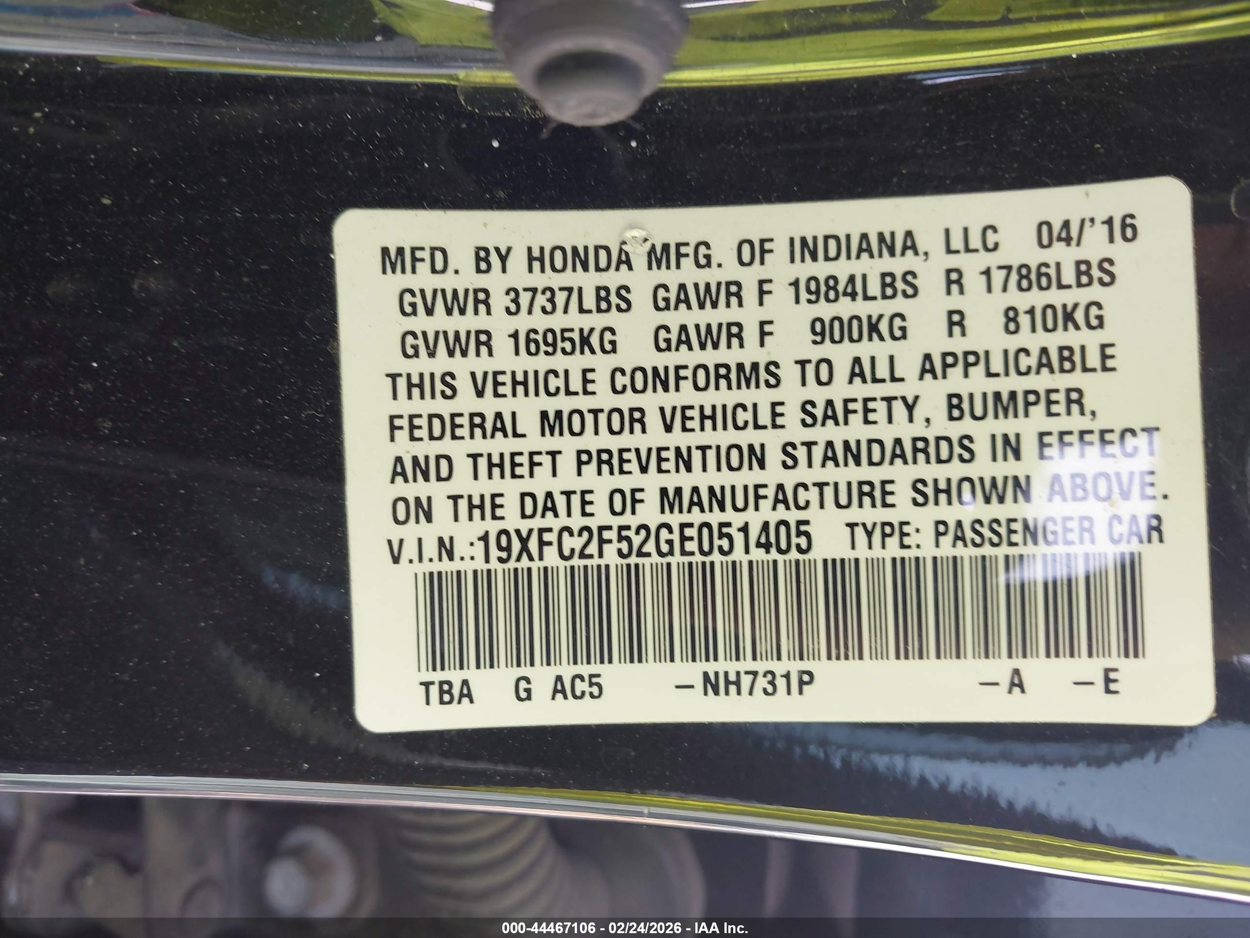 HONDA CIVIC image 9