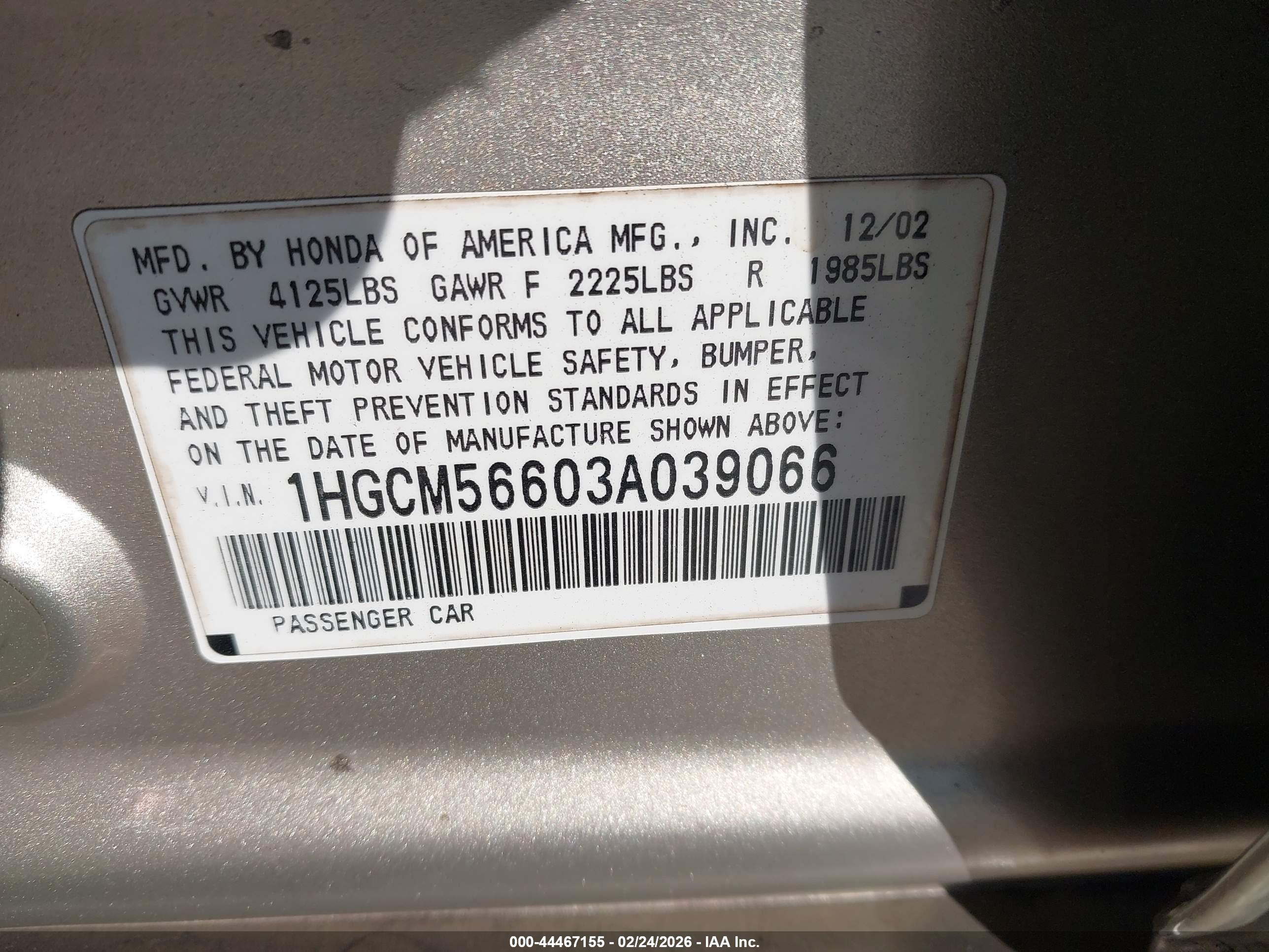 HONDA ACCORD image 9