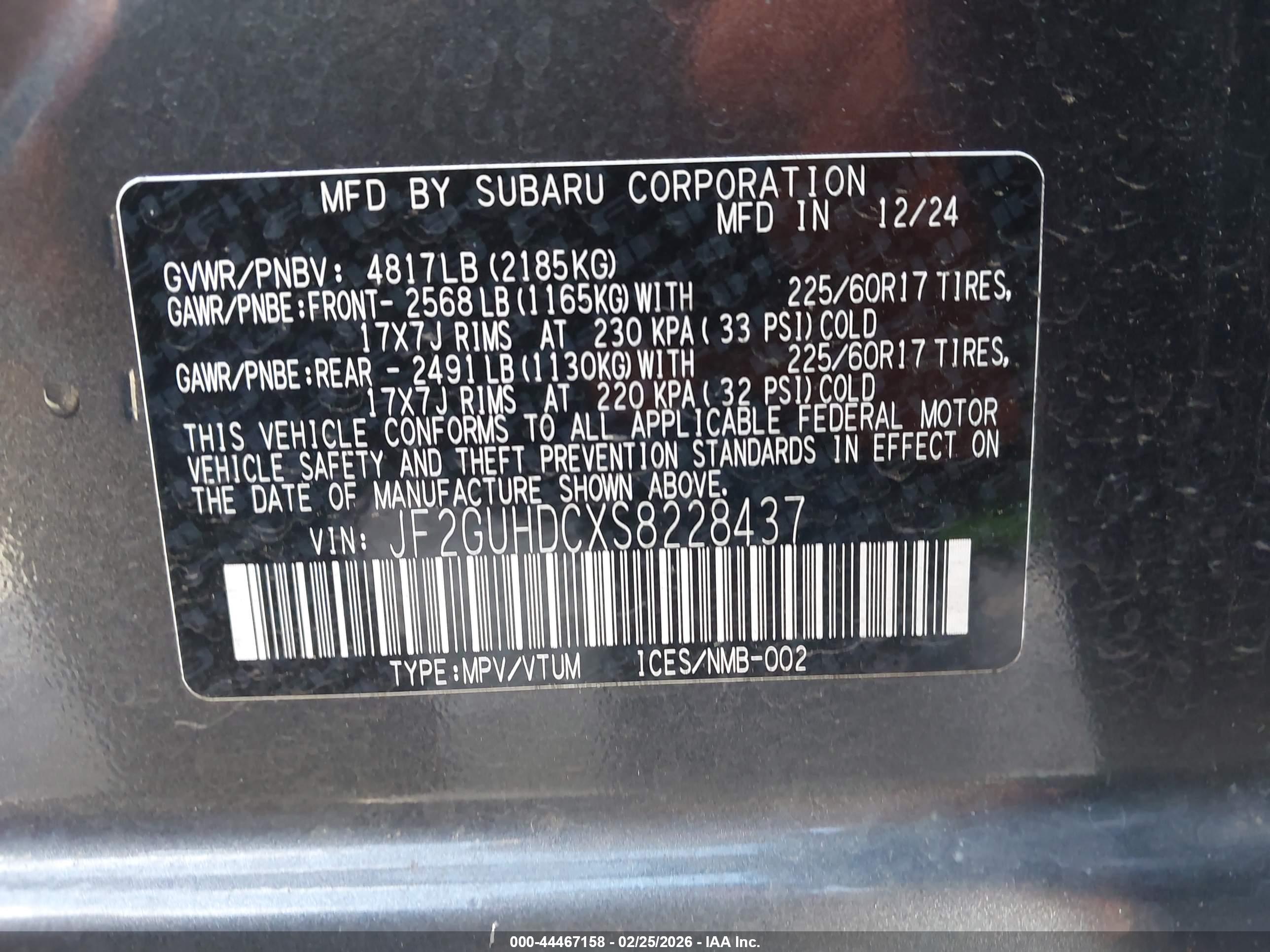 SUBARU CROSSTREK image 9