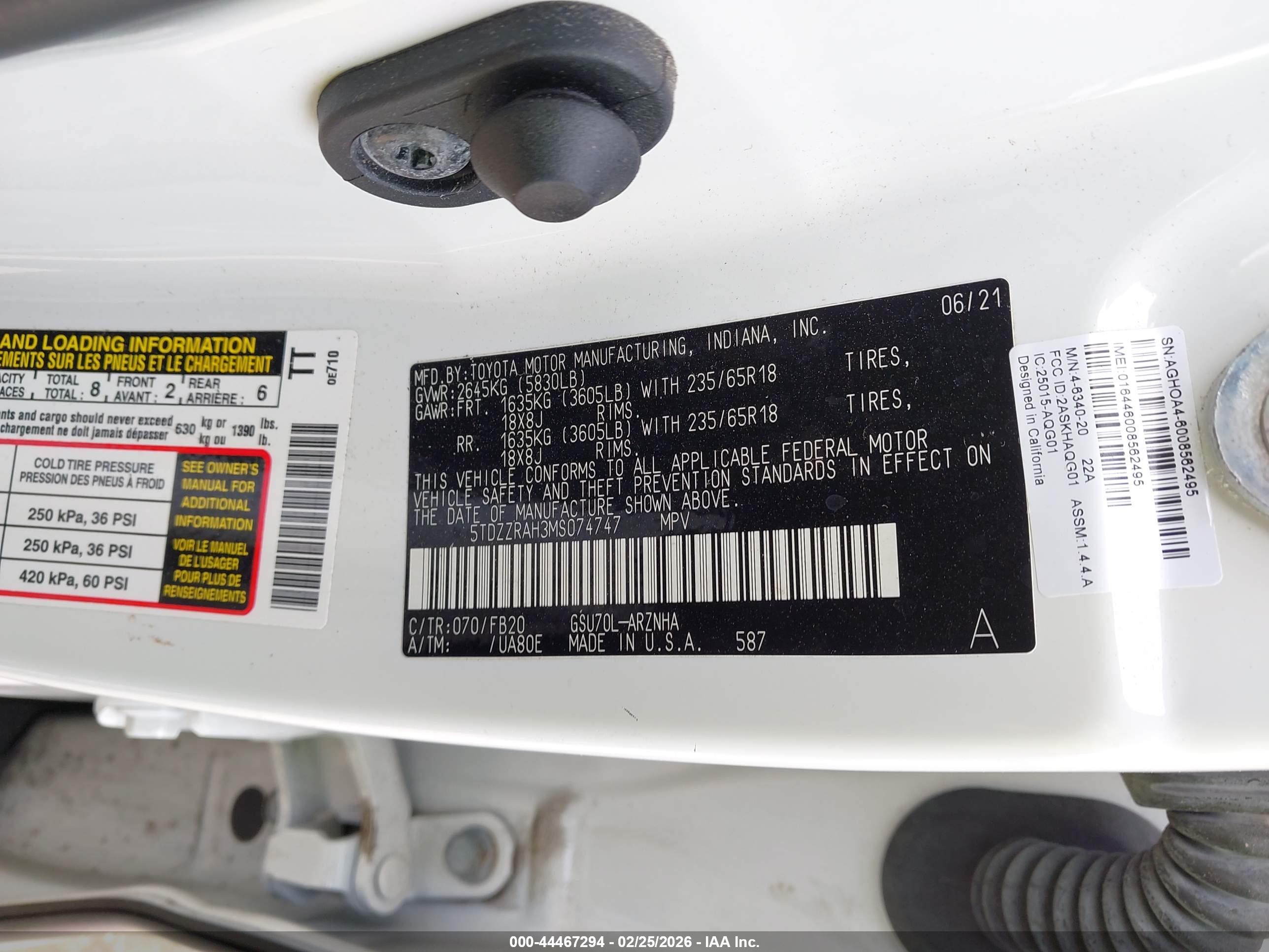 TOYOTA HIGHLANDER image 9