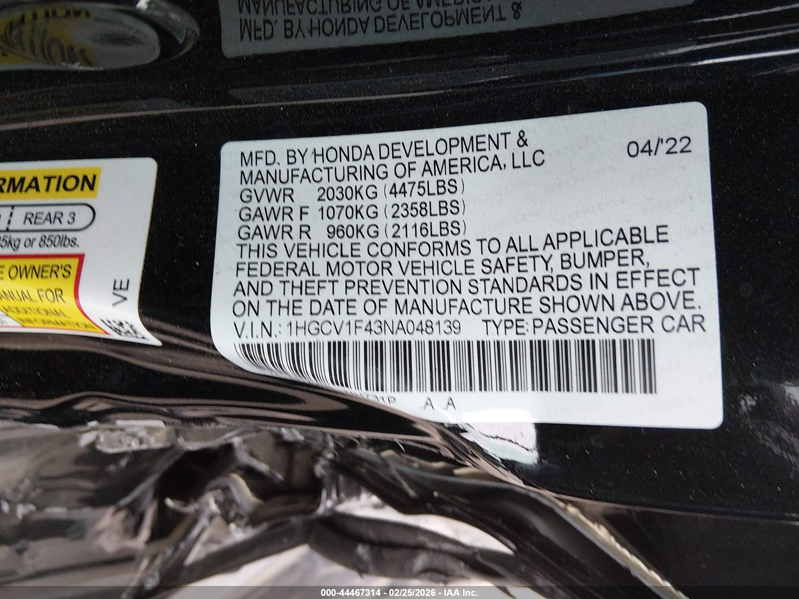 HONDA ACCORD image 9