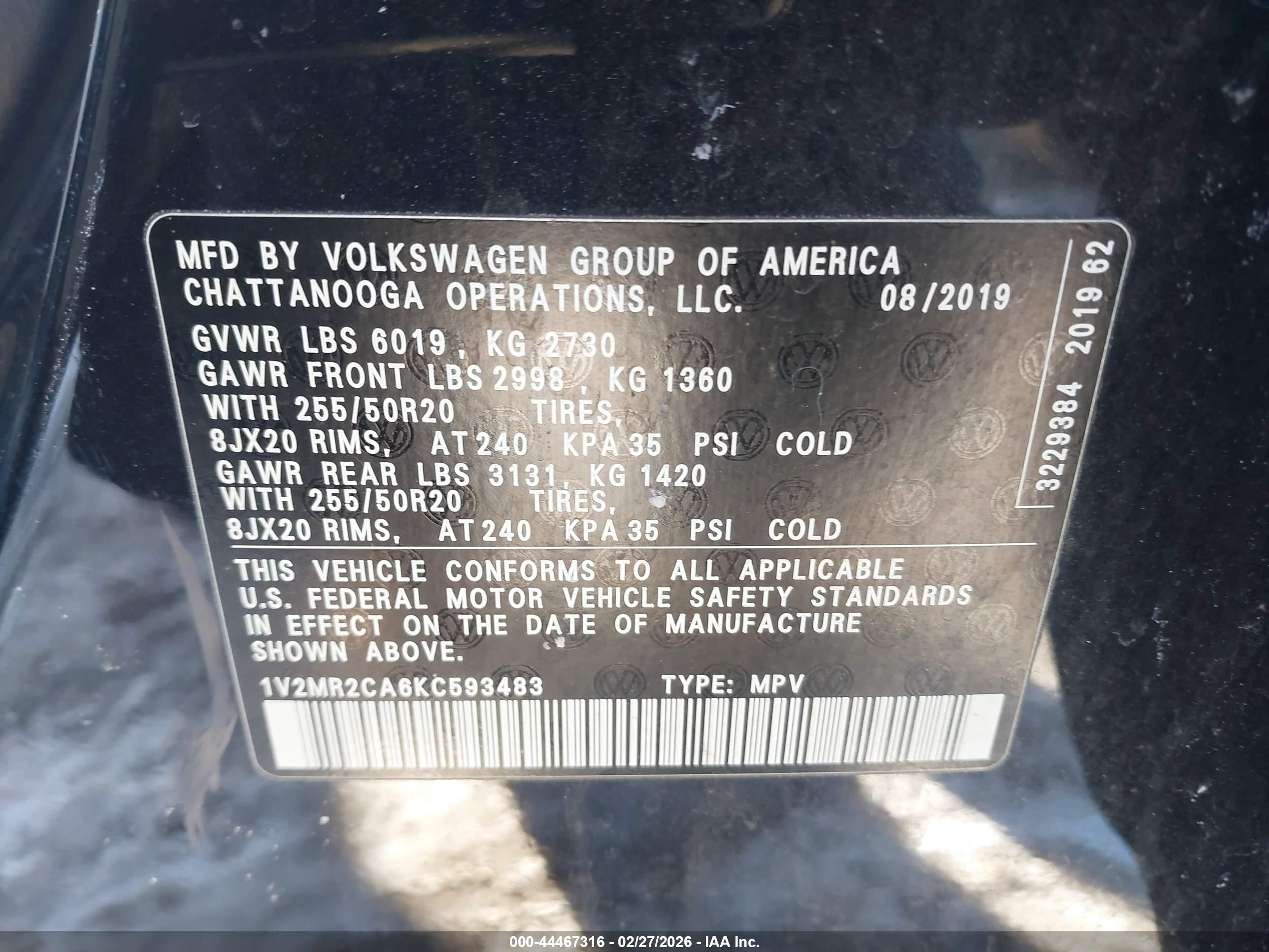 VOLKSWAGEN ATLAS image 9