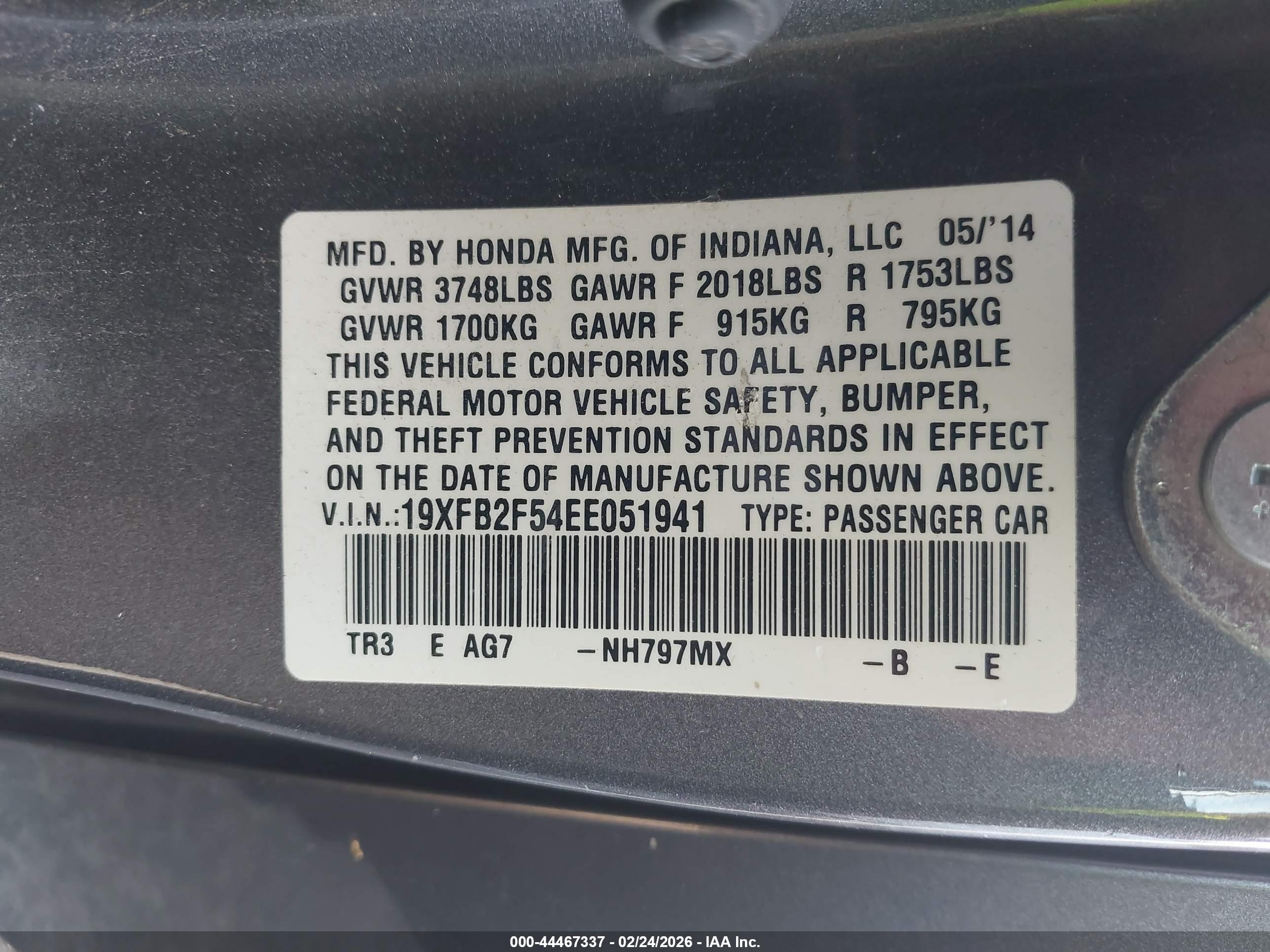 HONDA CIVIC image 9