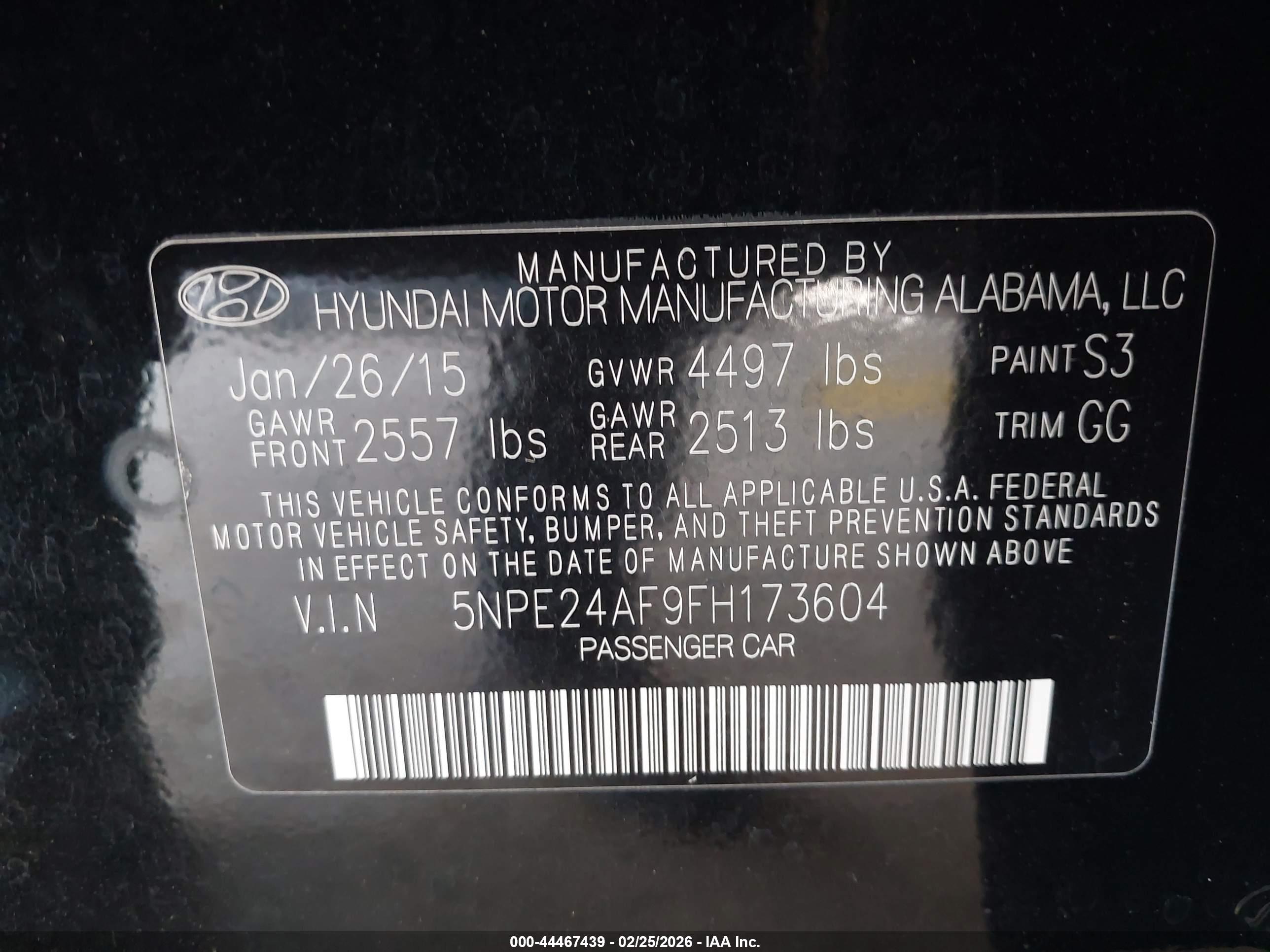 HYUNDAI SONATA image 9