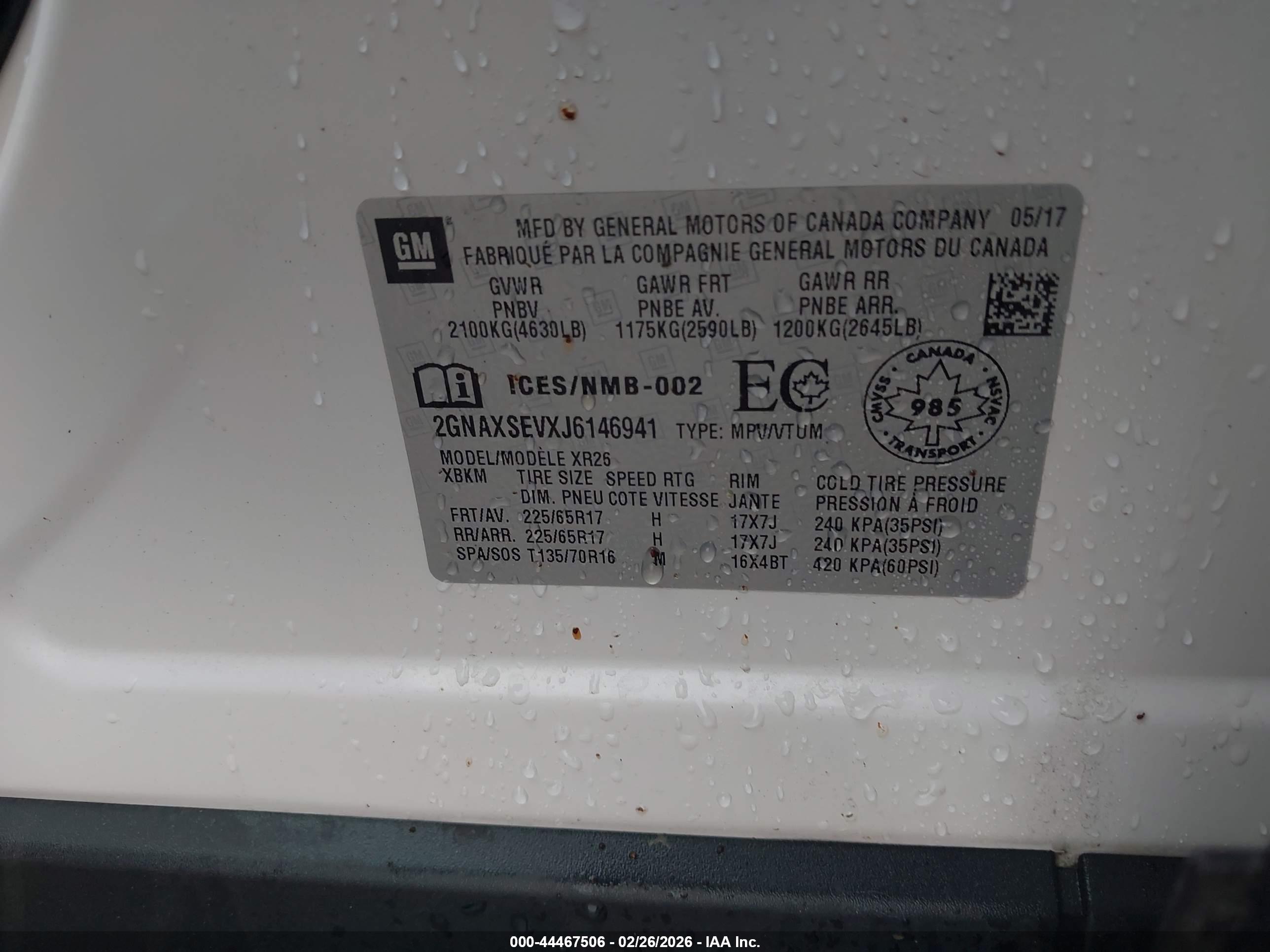 CHEVROLET EQUINOX image 9