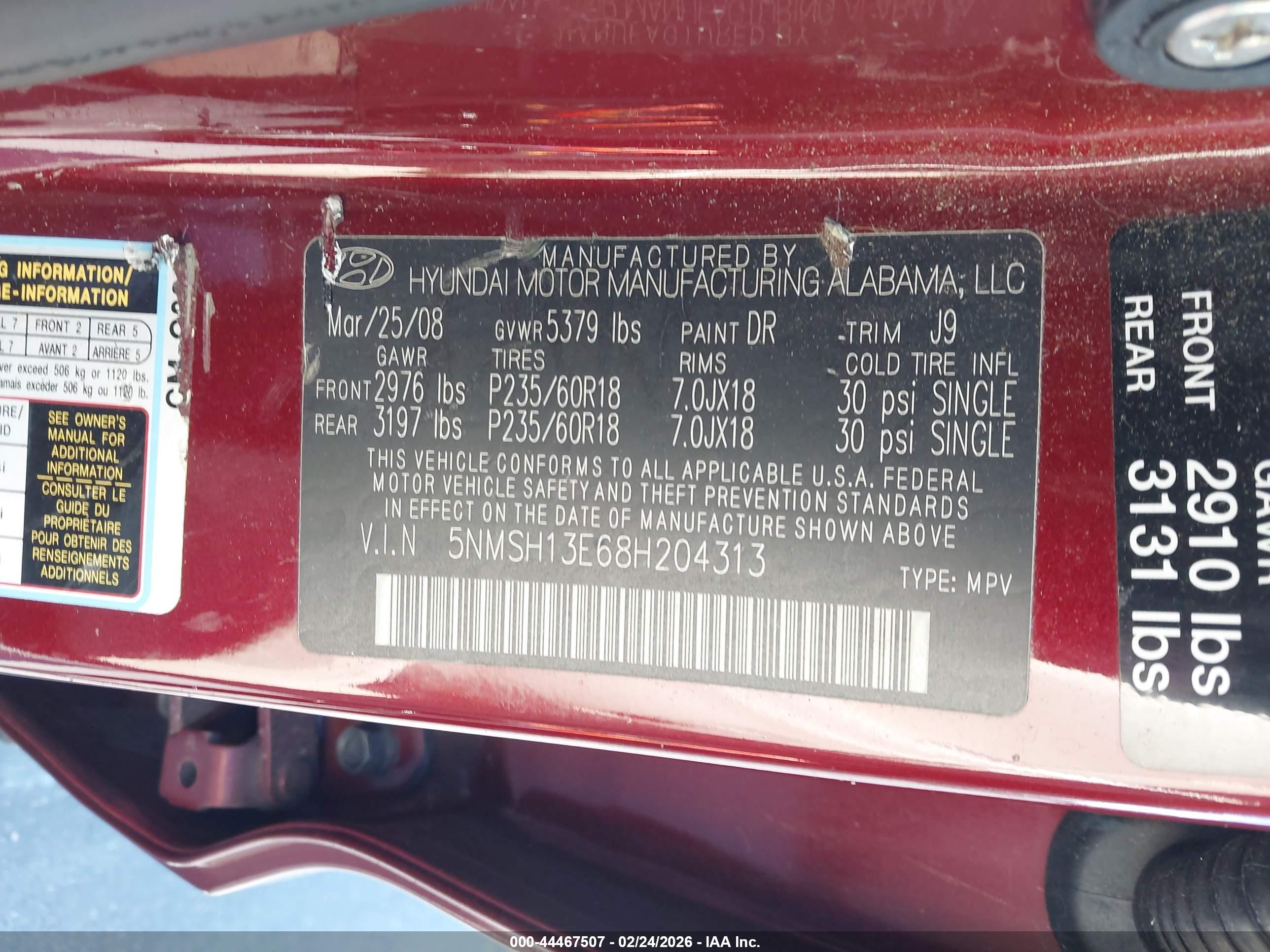 HYUNDAI SANTA image 9