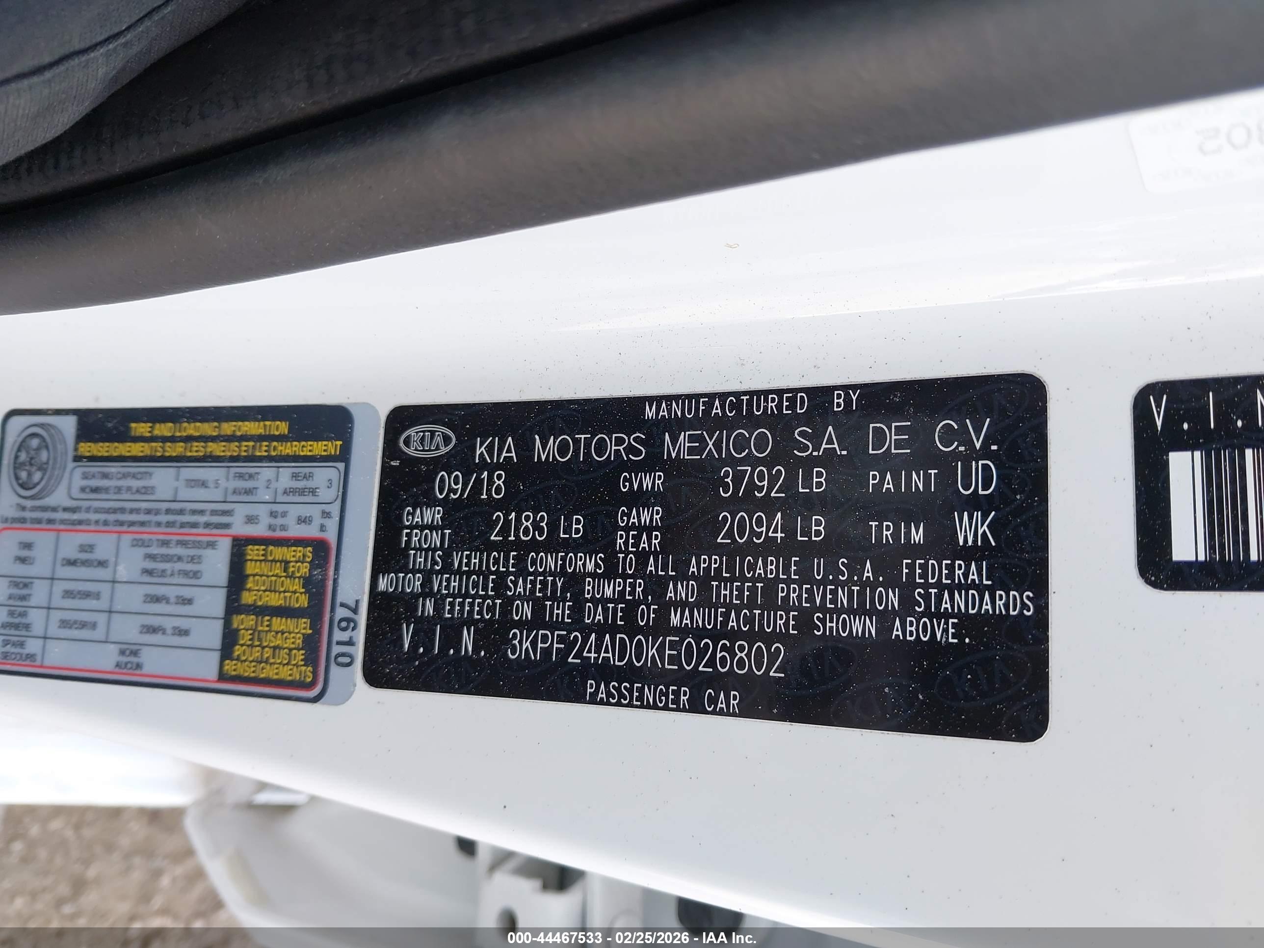 KIA FORTE image 9