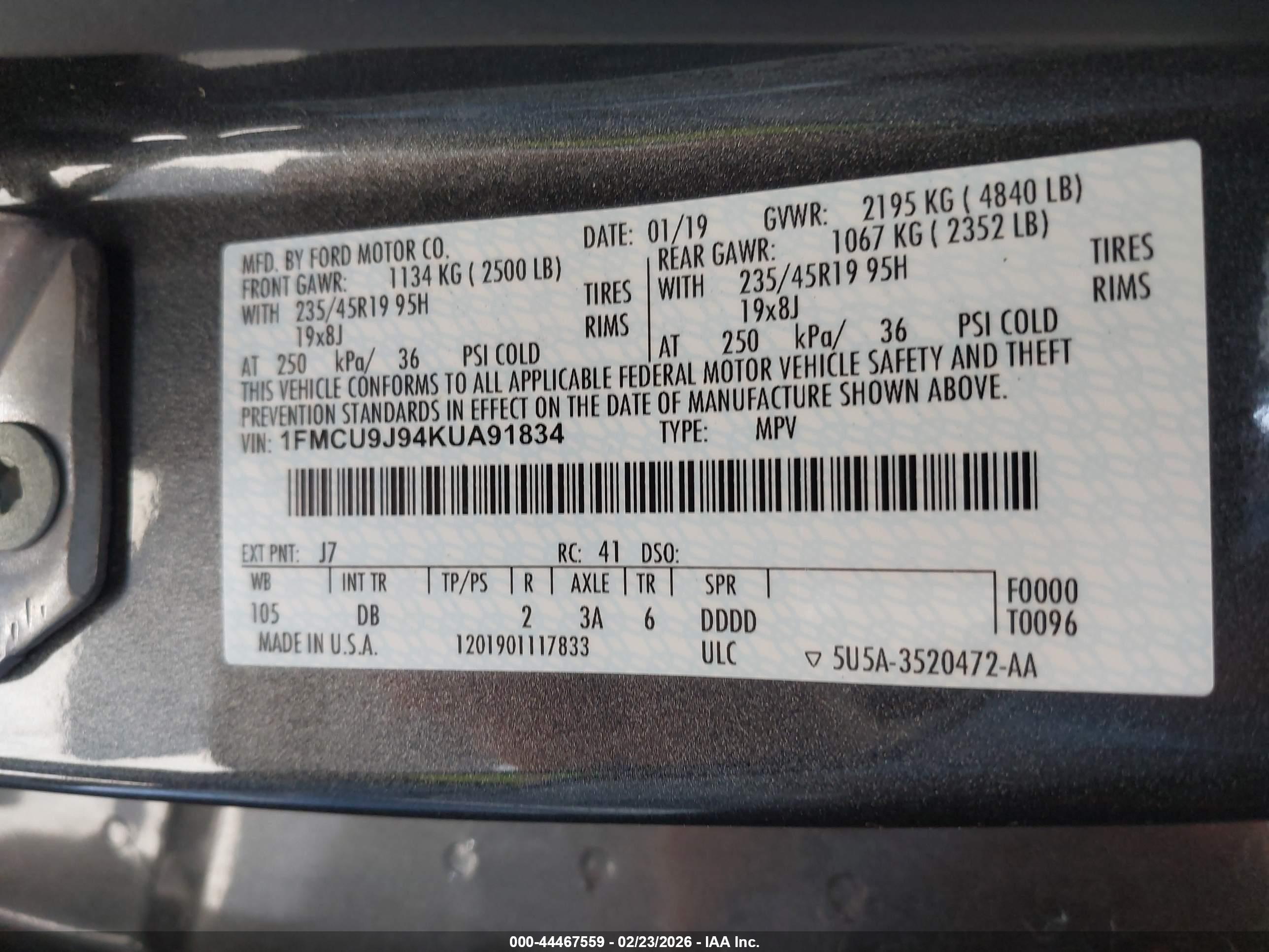 FORD ESCAPE image 9