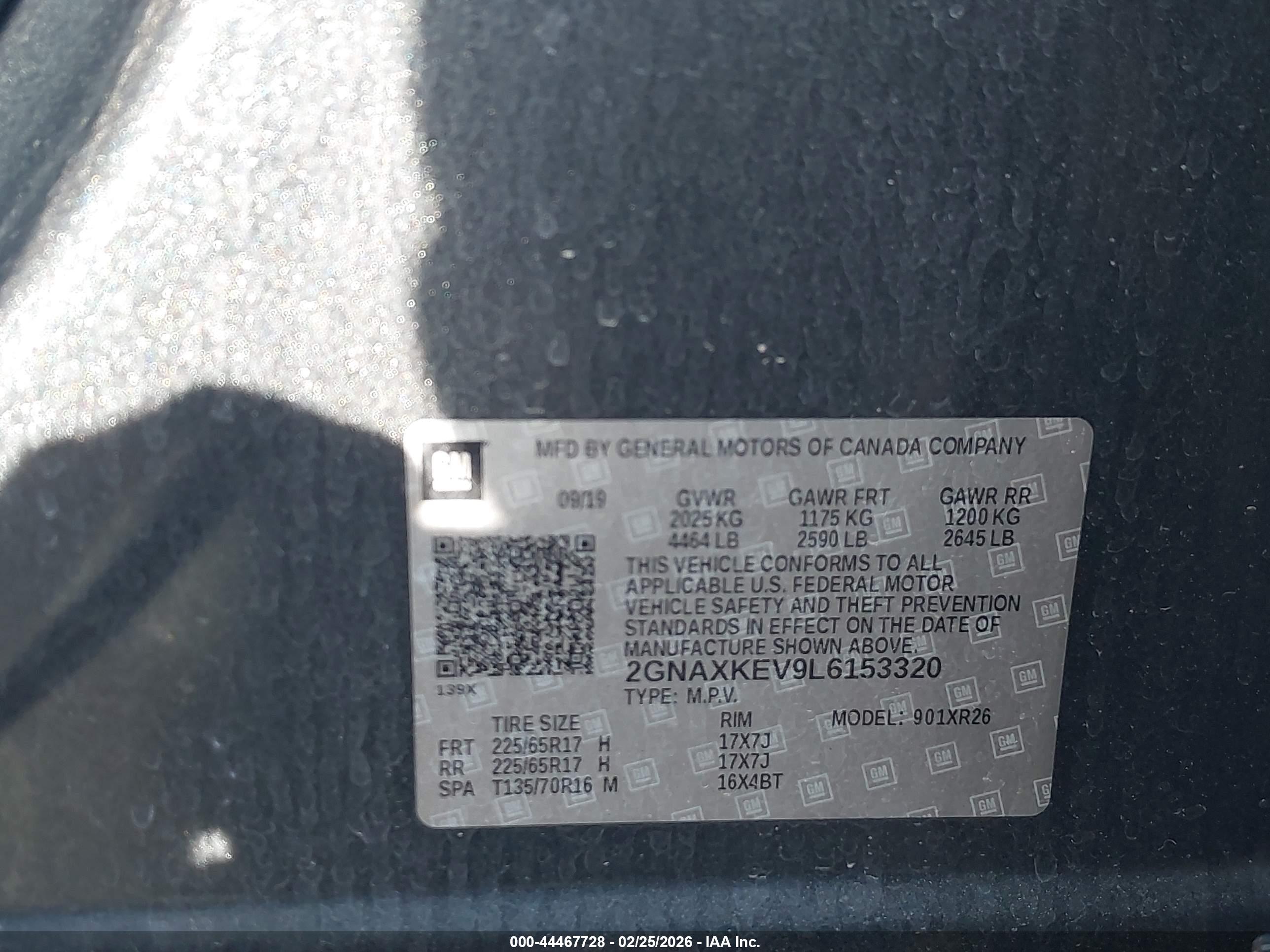 CHEVROLET EQUINOX image 9